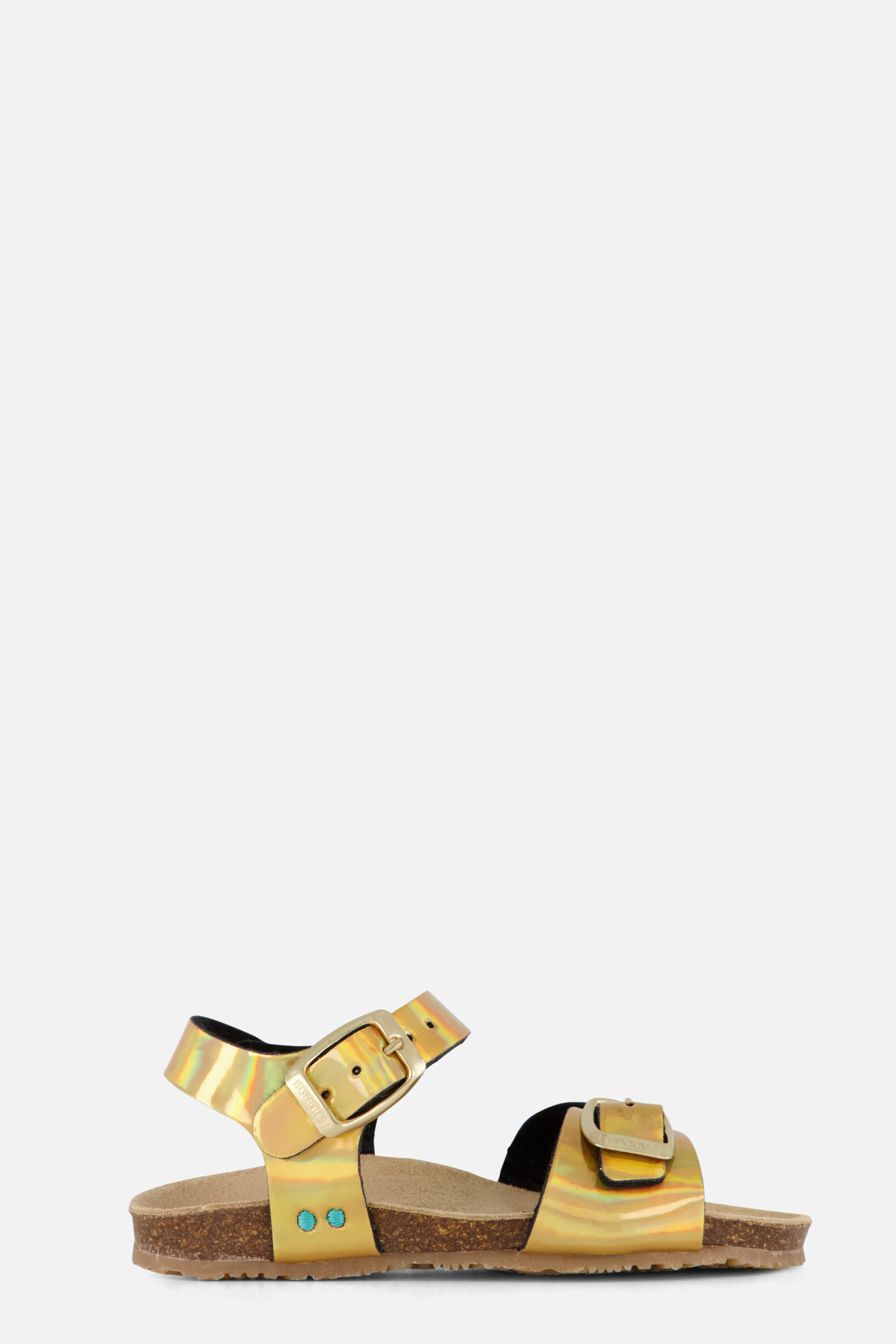 BunniesJR Babette Beach Sandalen goud Imitatieleer afbeelding 4