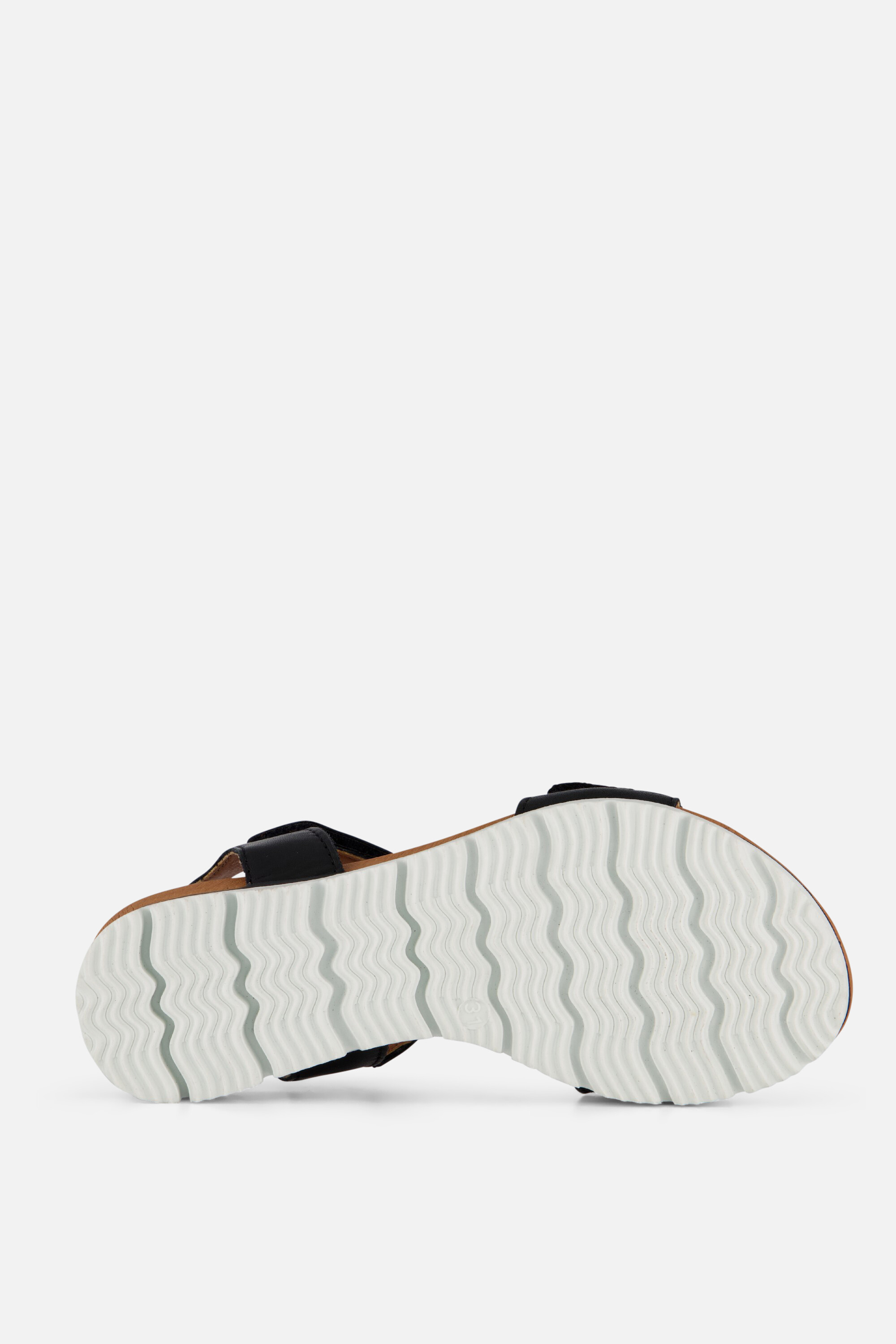 Giga Sandalen zwart Leer afbeelding 2