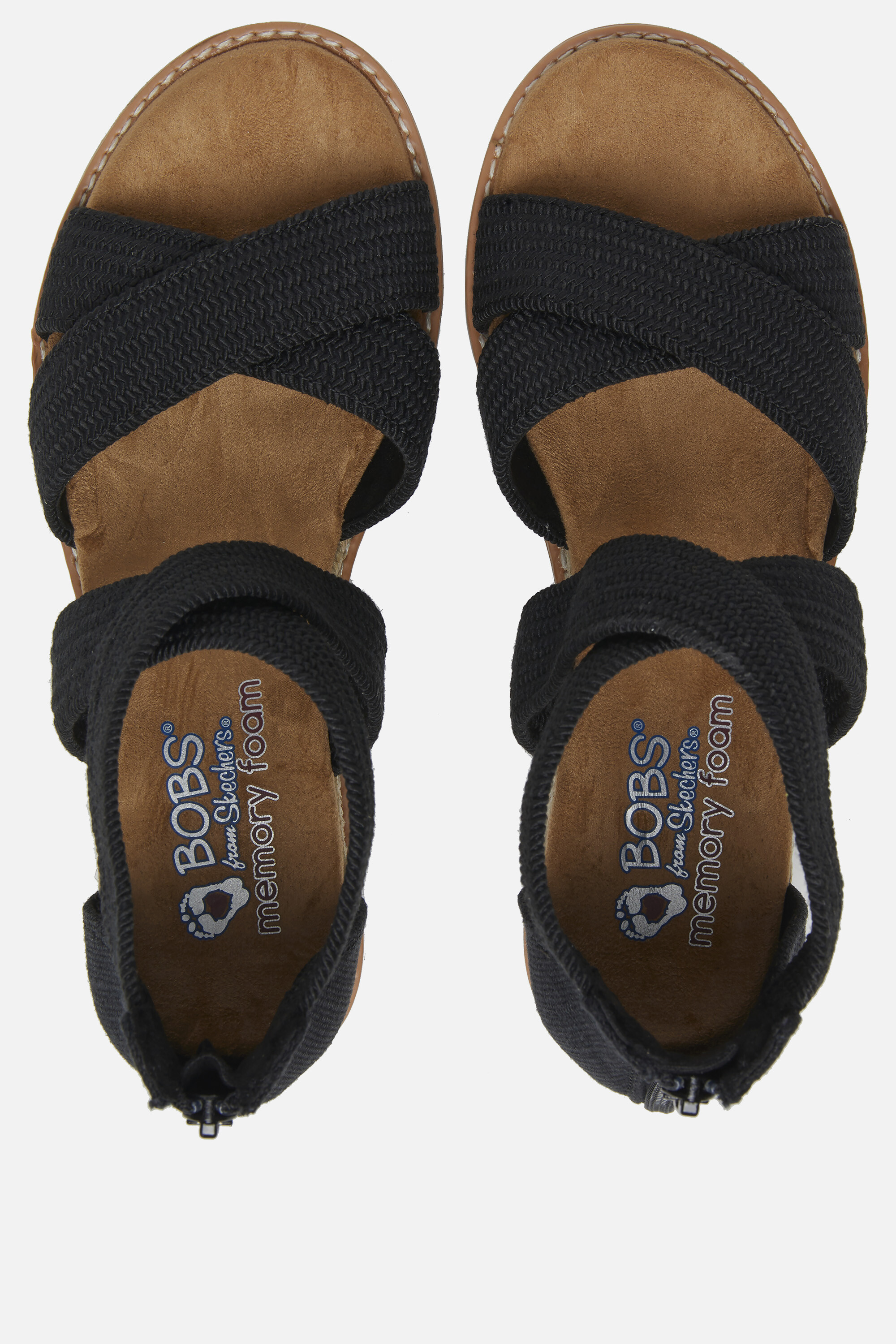 Skechers Bobs Desert Kiss Stretch Sandalen zwart afbeelding 2
