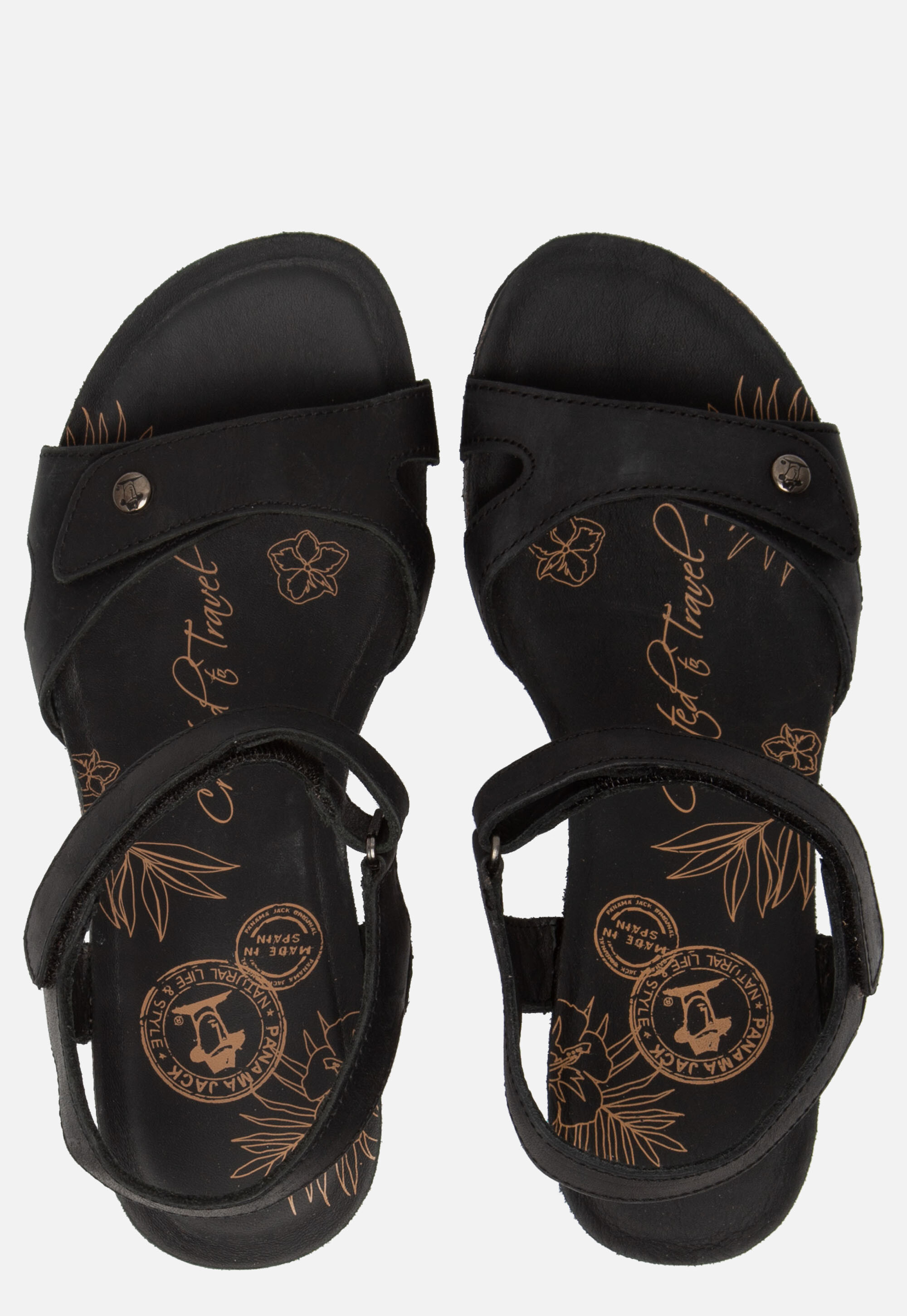 Julia Basics B1 sandalen met sleehak zwart afbeelding 2