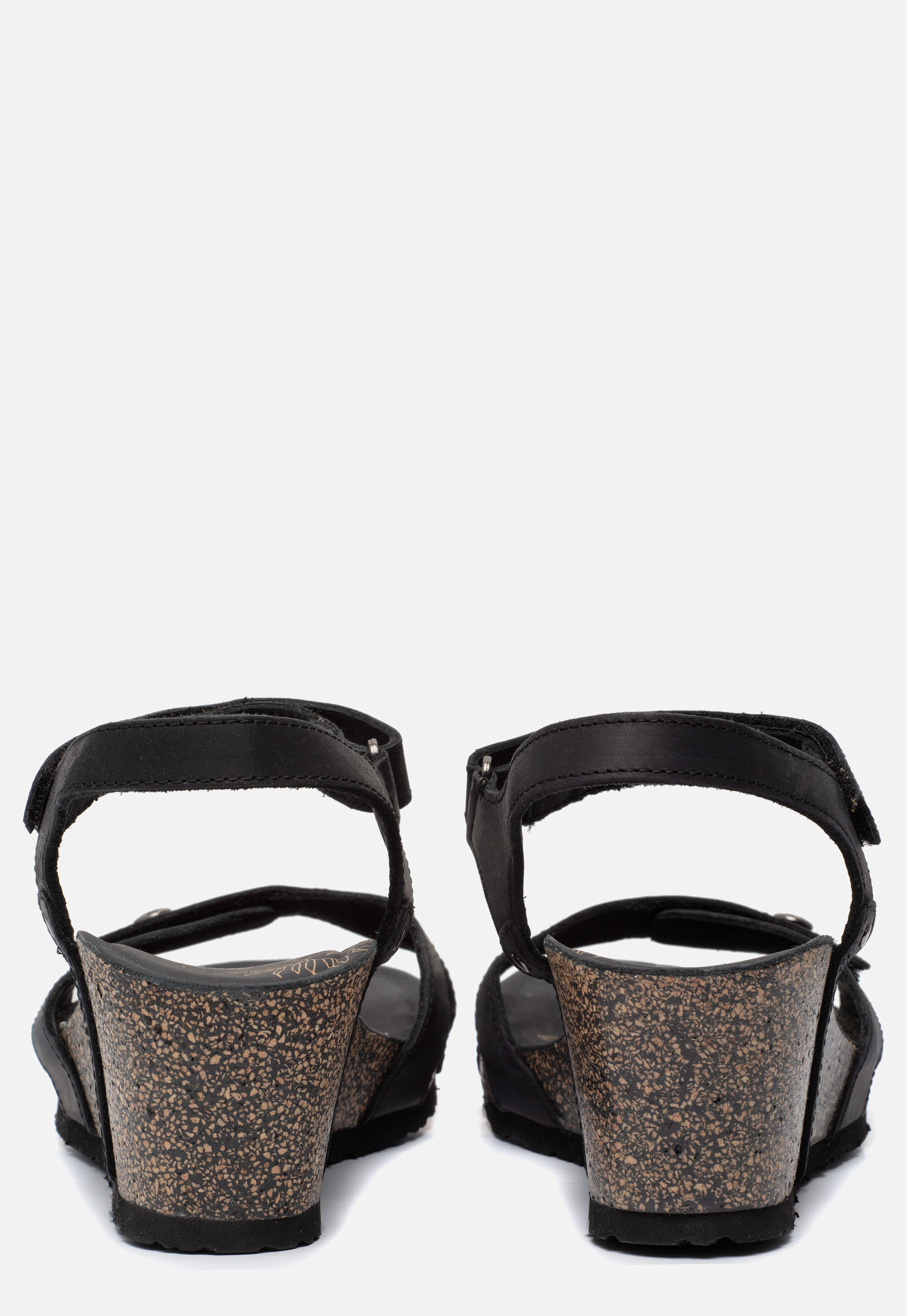 Julia Basics B1 sandalen met sleehak zwart afbeelding 3