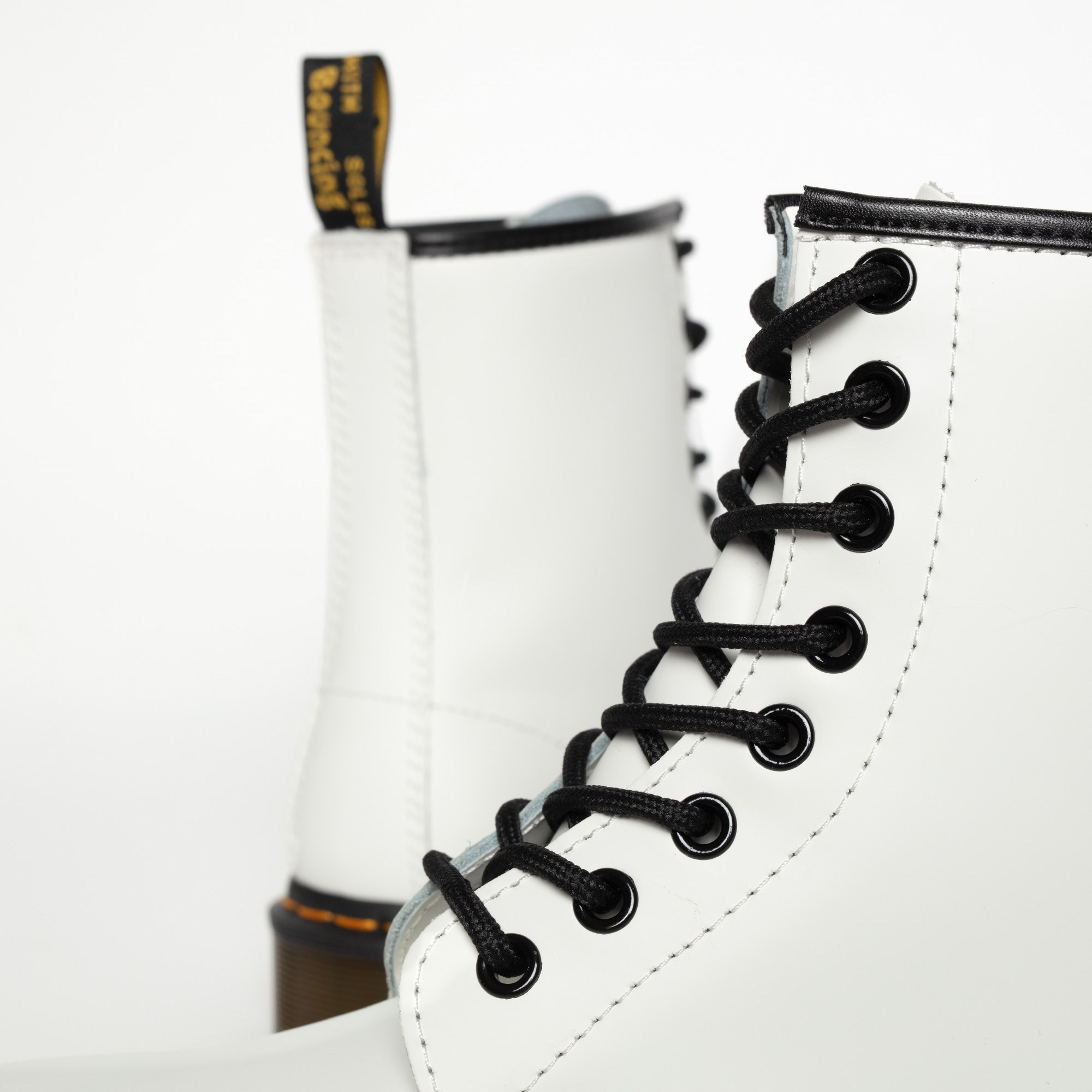 Dr. Martens 1460 Smooth veterboots wit Leer afbeelding 3