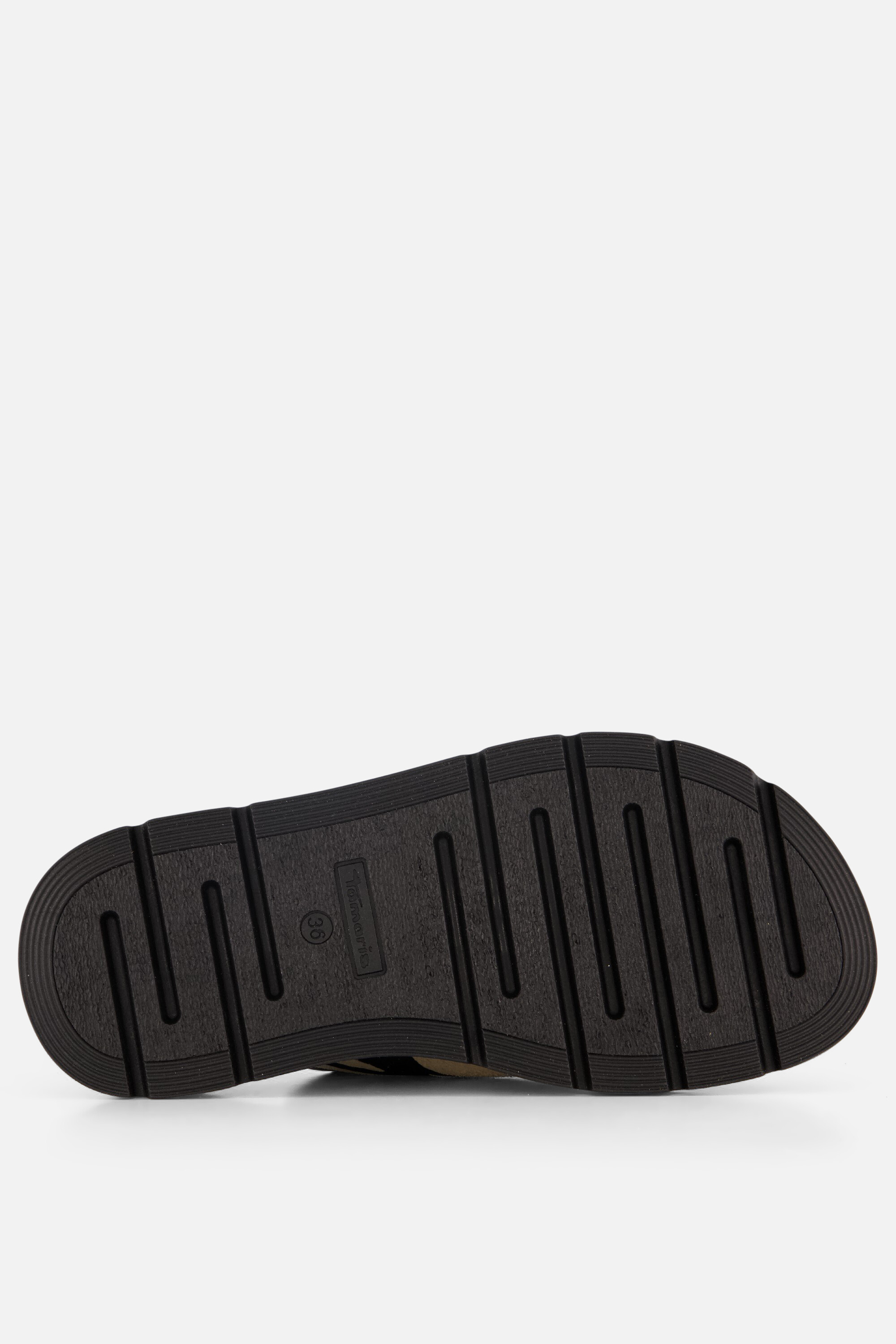 Tamaris Zebra Slippers zwart Leer afbeelding 3