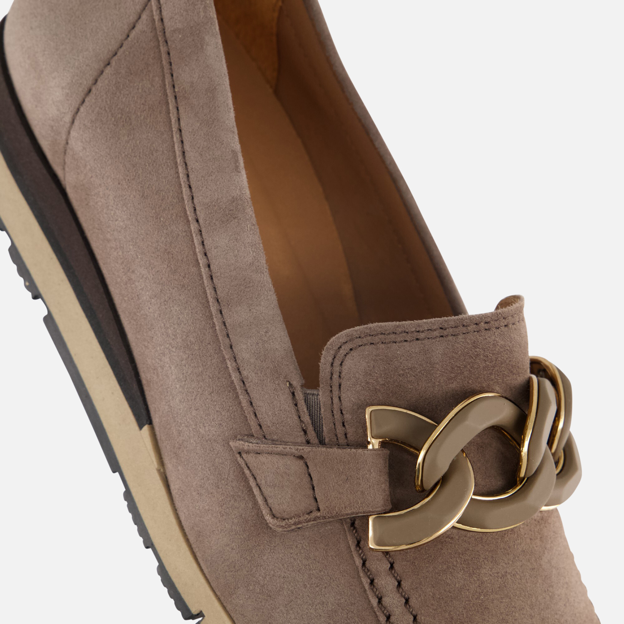 Gabor Instappers taupe Suede afbeelding 3