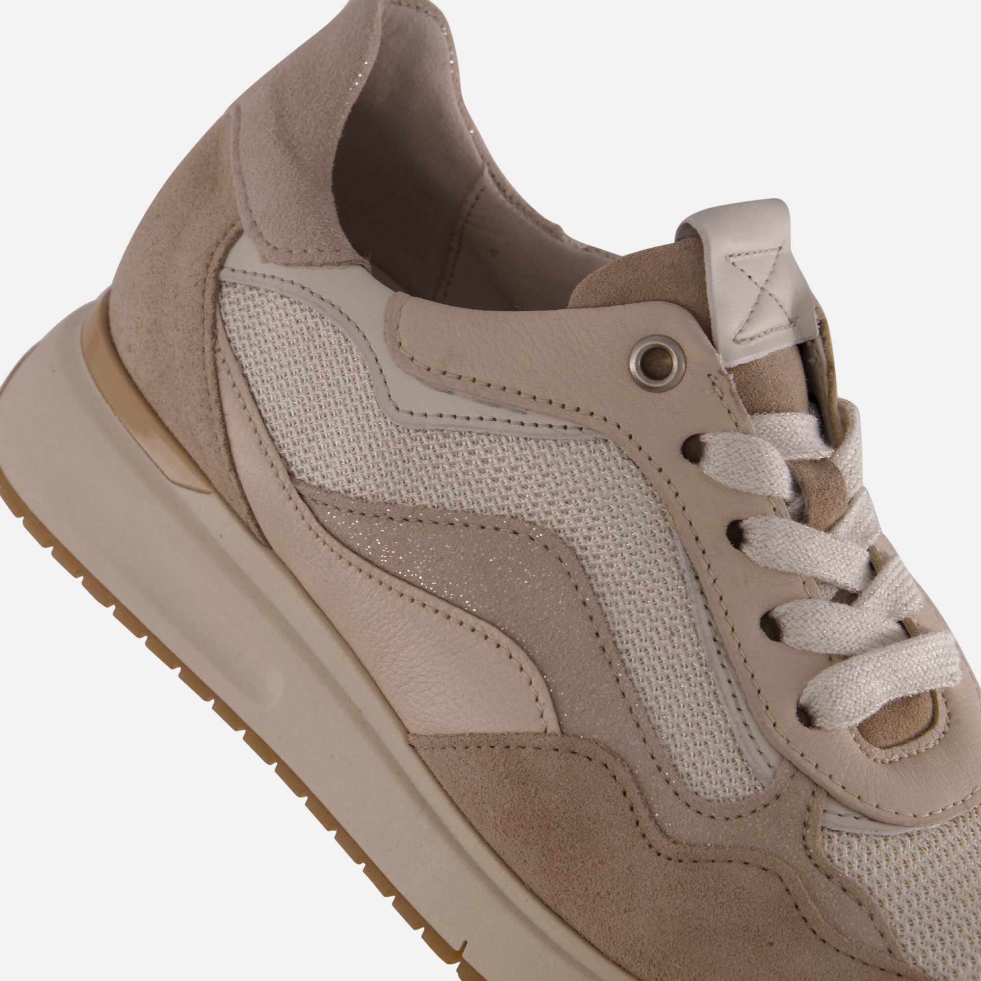 Gabor Sneakers beige Suede afbeelding 4