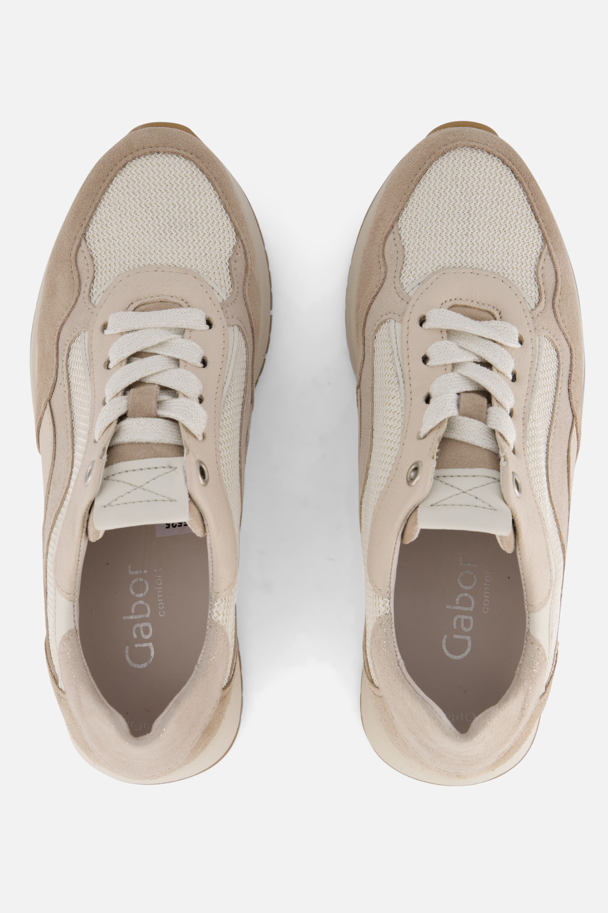 Gabor Sneakers beige Suede afbeelding 2