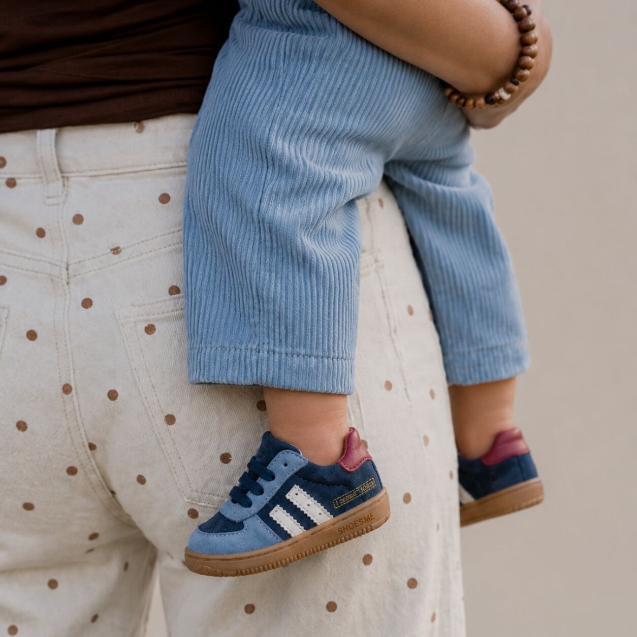 Shoesme Shoesme Sneakers blauw Suede