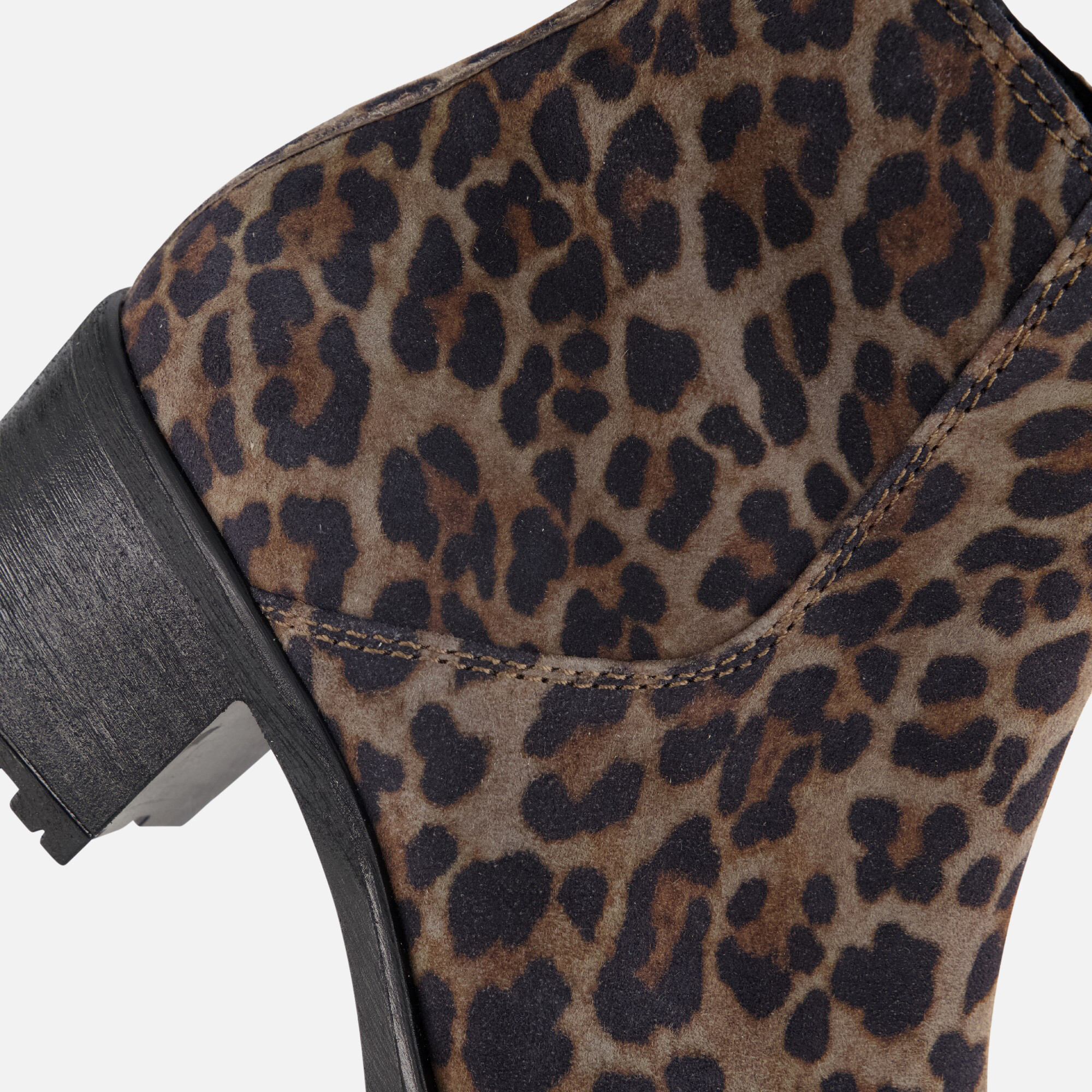 Gabor Leopard Enkellaarsjes bruin Suede afbeelding 4