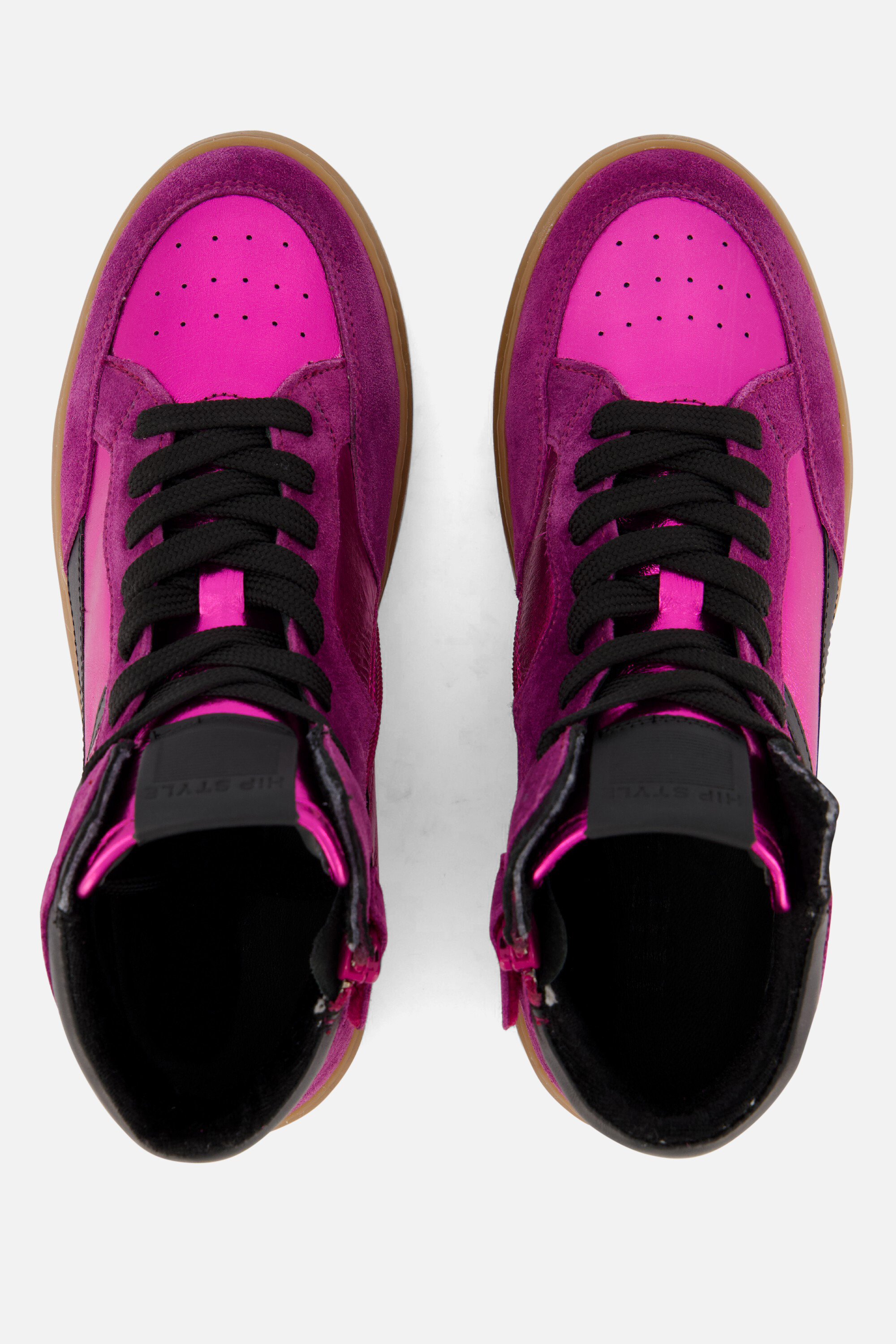 HIP hoge sneakers metallic roze afbeelding 2
