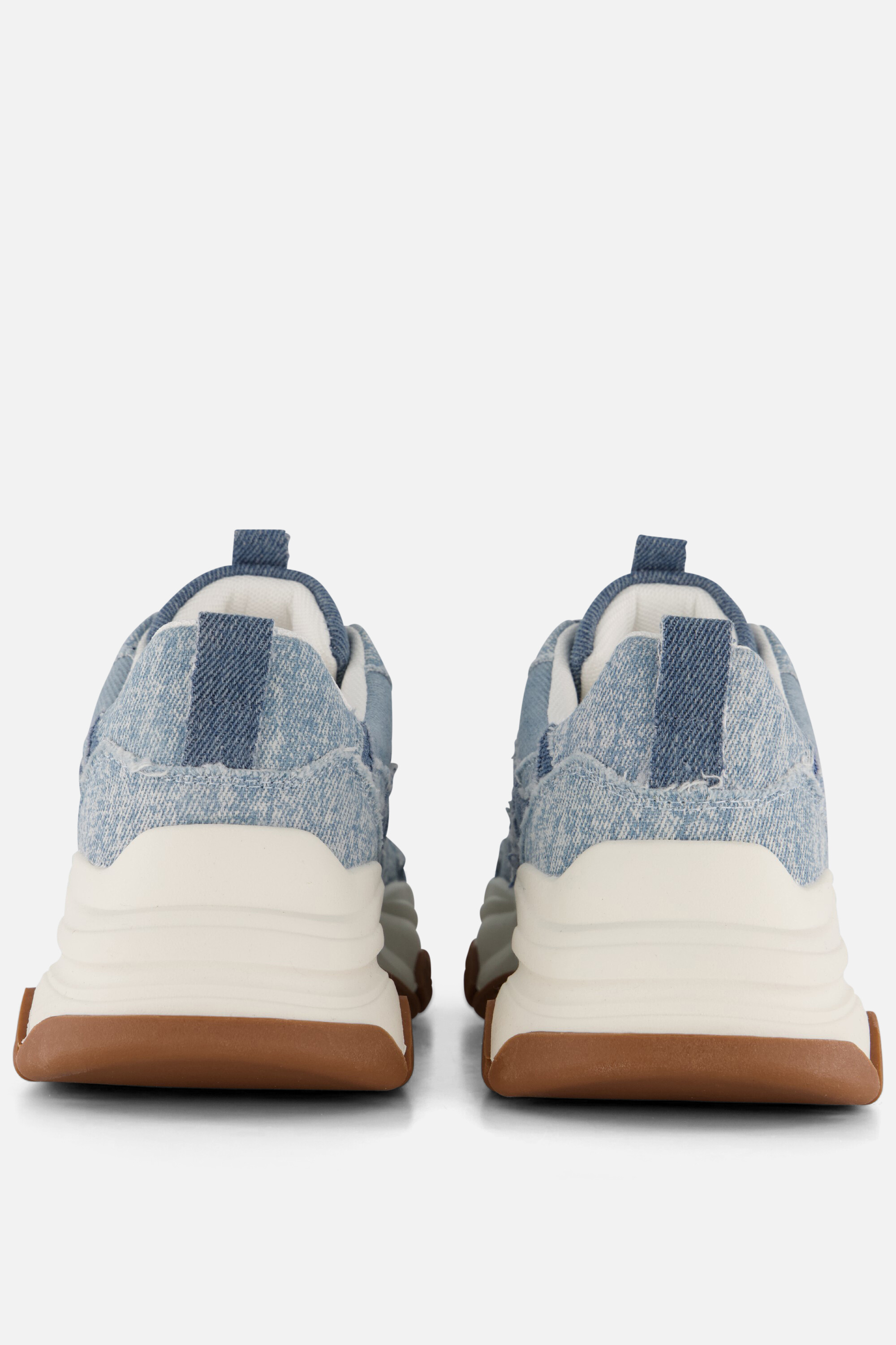 POSH by Poelman Sneakers denim blauw Textiel afbeelding 3