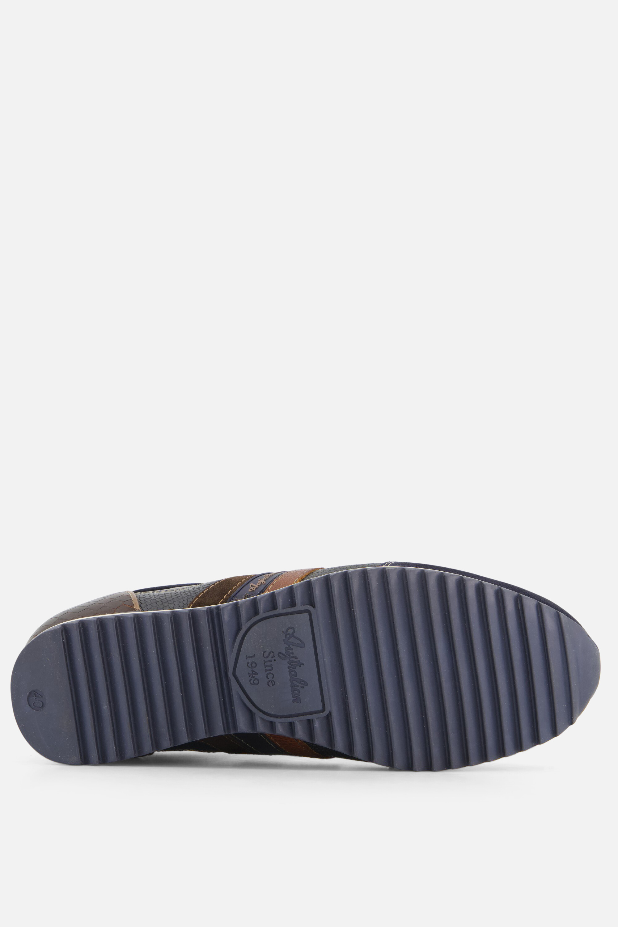Australian Camaro Sneakers blauw Leer afbeelding 4