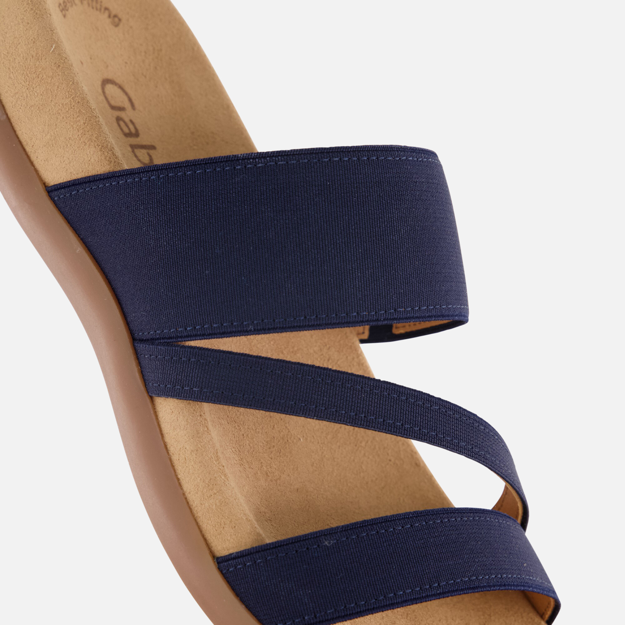 Gabor Sandalen blauw Textiel afbeelding 3