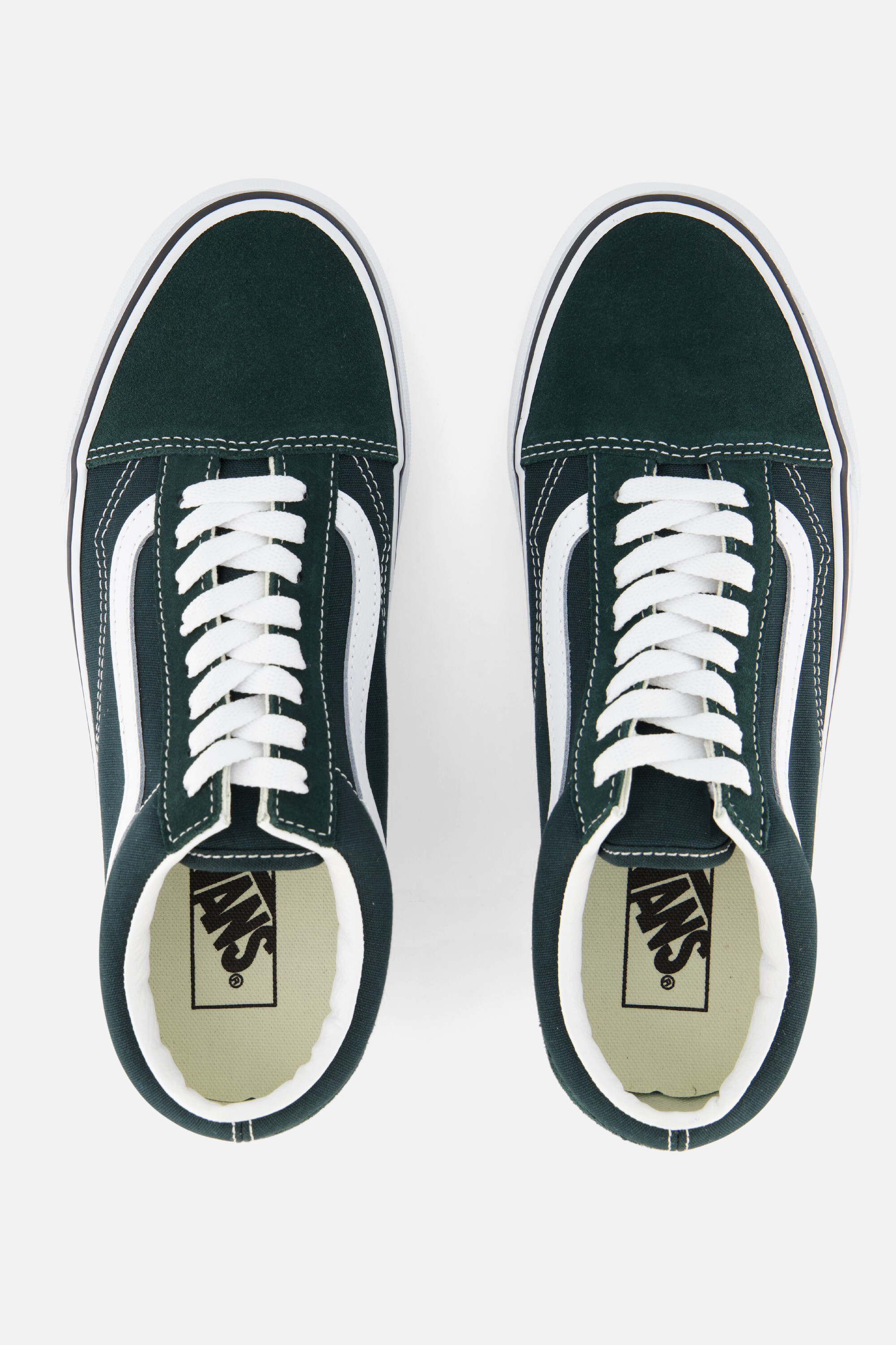 Vans Old Skool Sneakers groen Textiel afbeelding 3