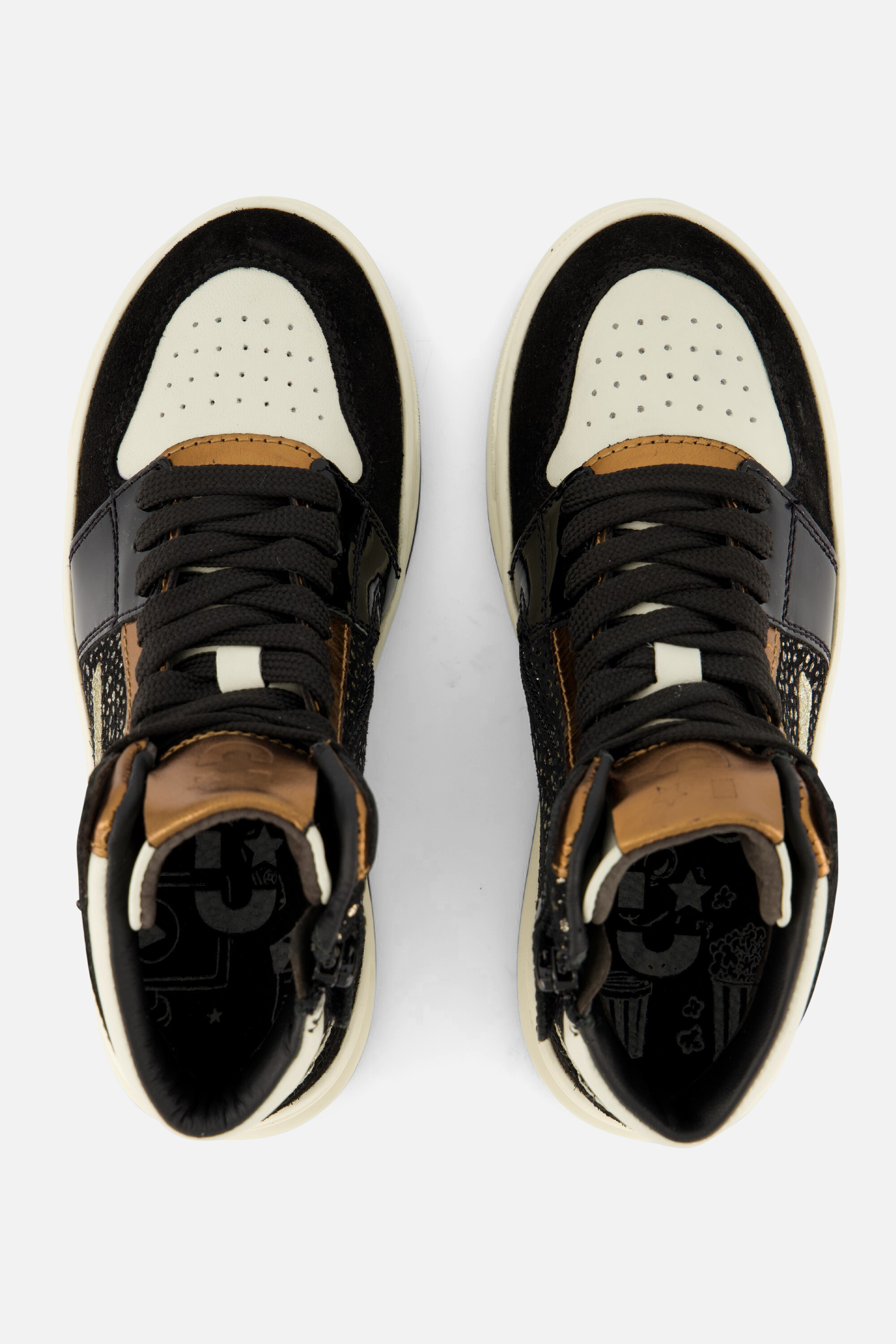 Muyters hoge sneakers zwart afbeelding 2