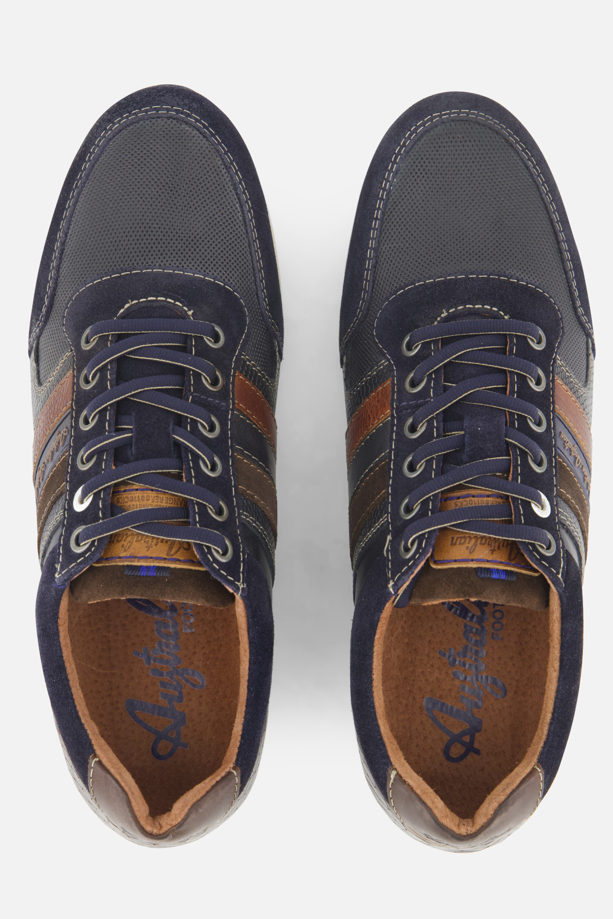 Australian Camaro Sneakers blauw Leer afbeelding 3