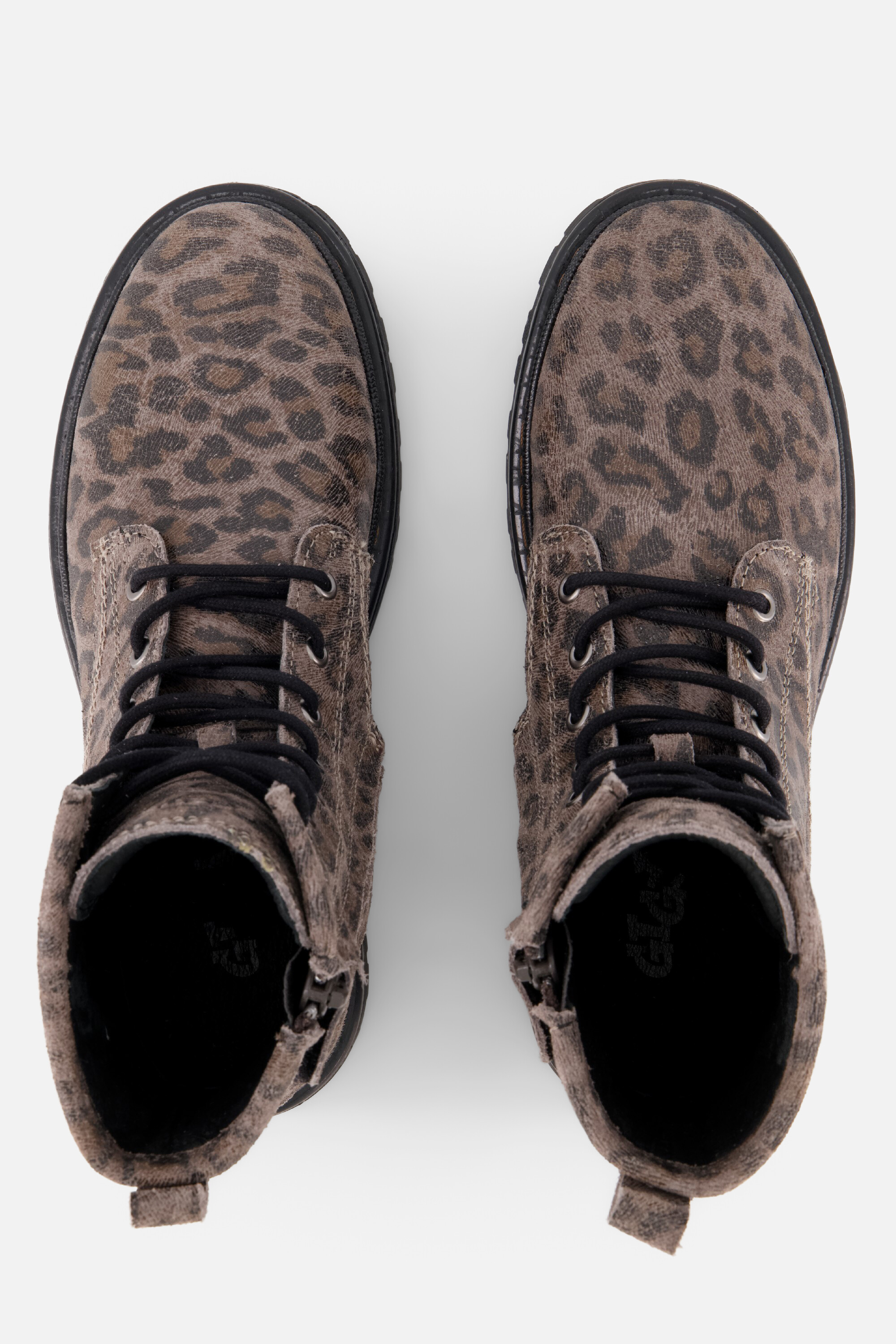 Giga Leopard Veterboots bruin Leer afbeelding 3