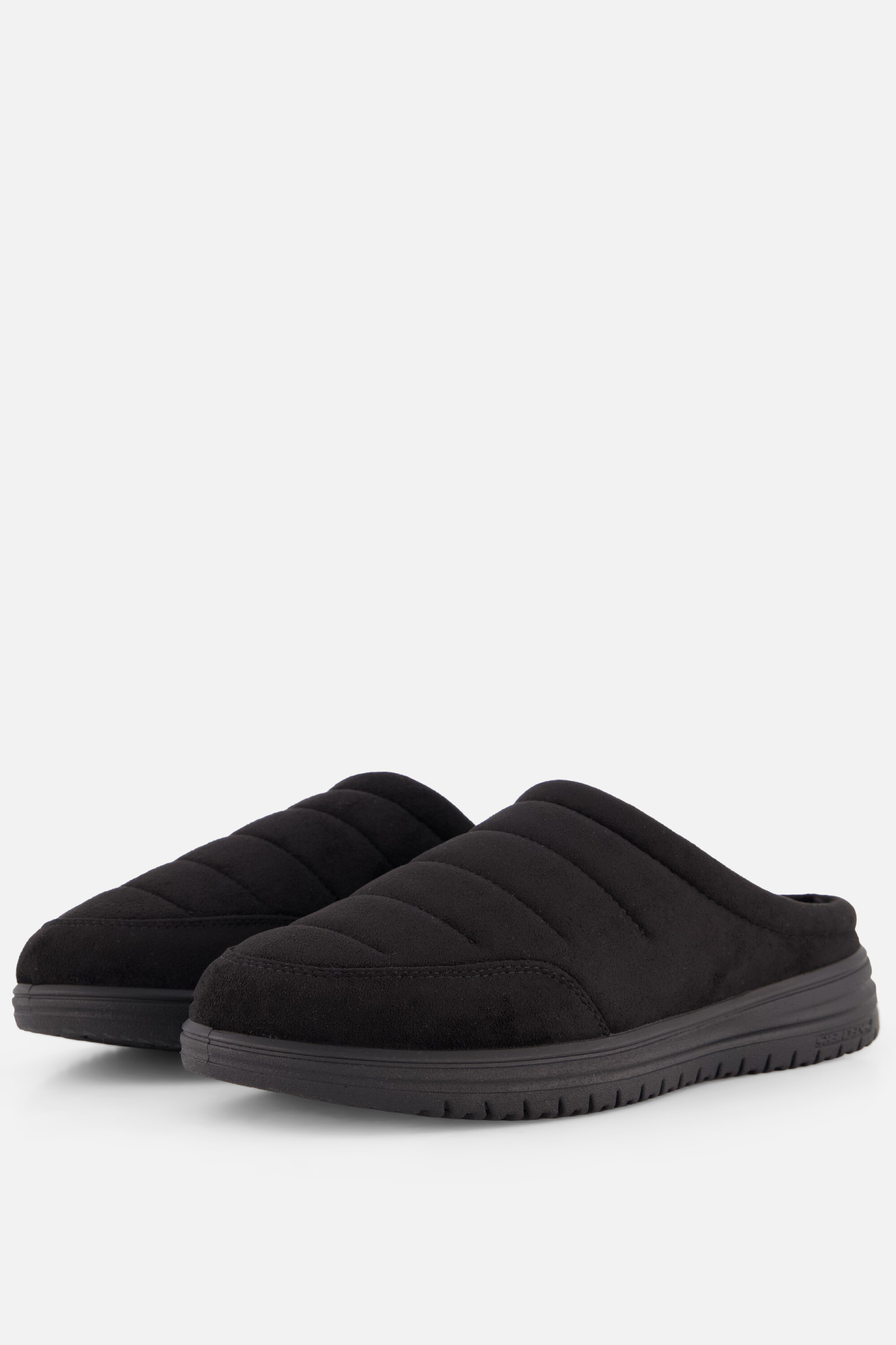 Skechers Relaxed Fit: Murette Garvanza Heren Muiltjes Van Microvezel In Het Zwart