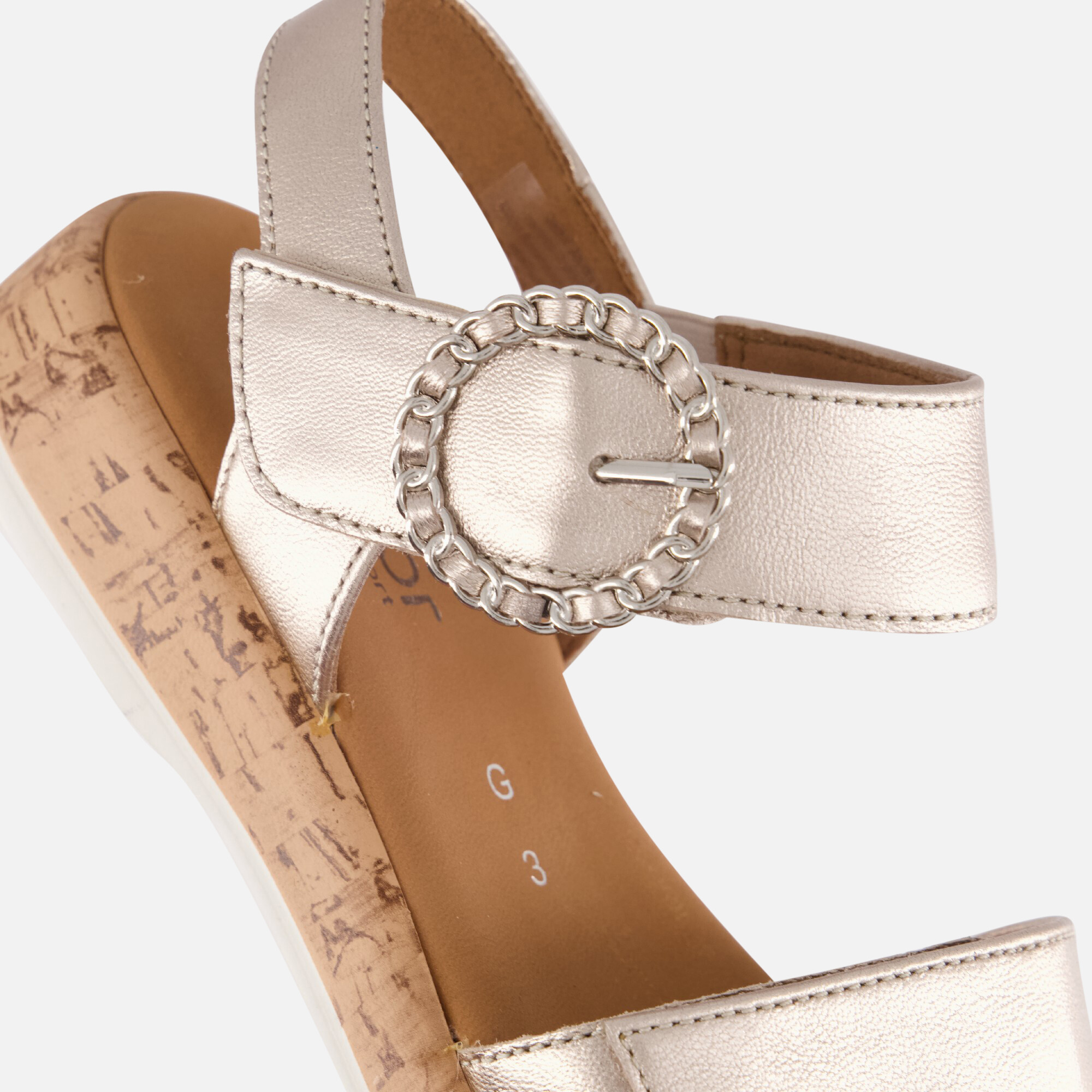 Gabor Sandalen beige Leer afbeelding 3