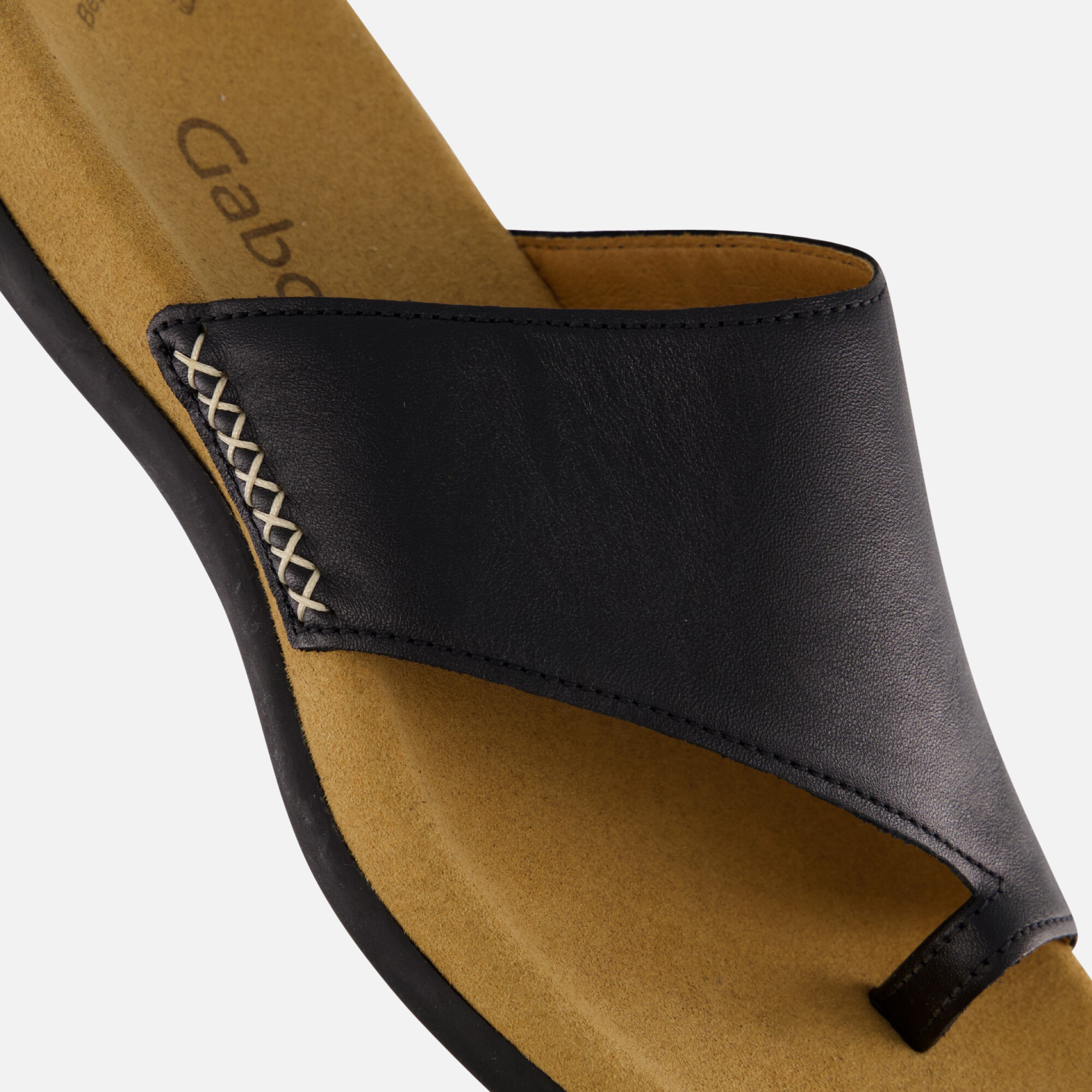 Gabor Slippers zwart Leer afbeelding 4