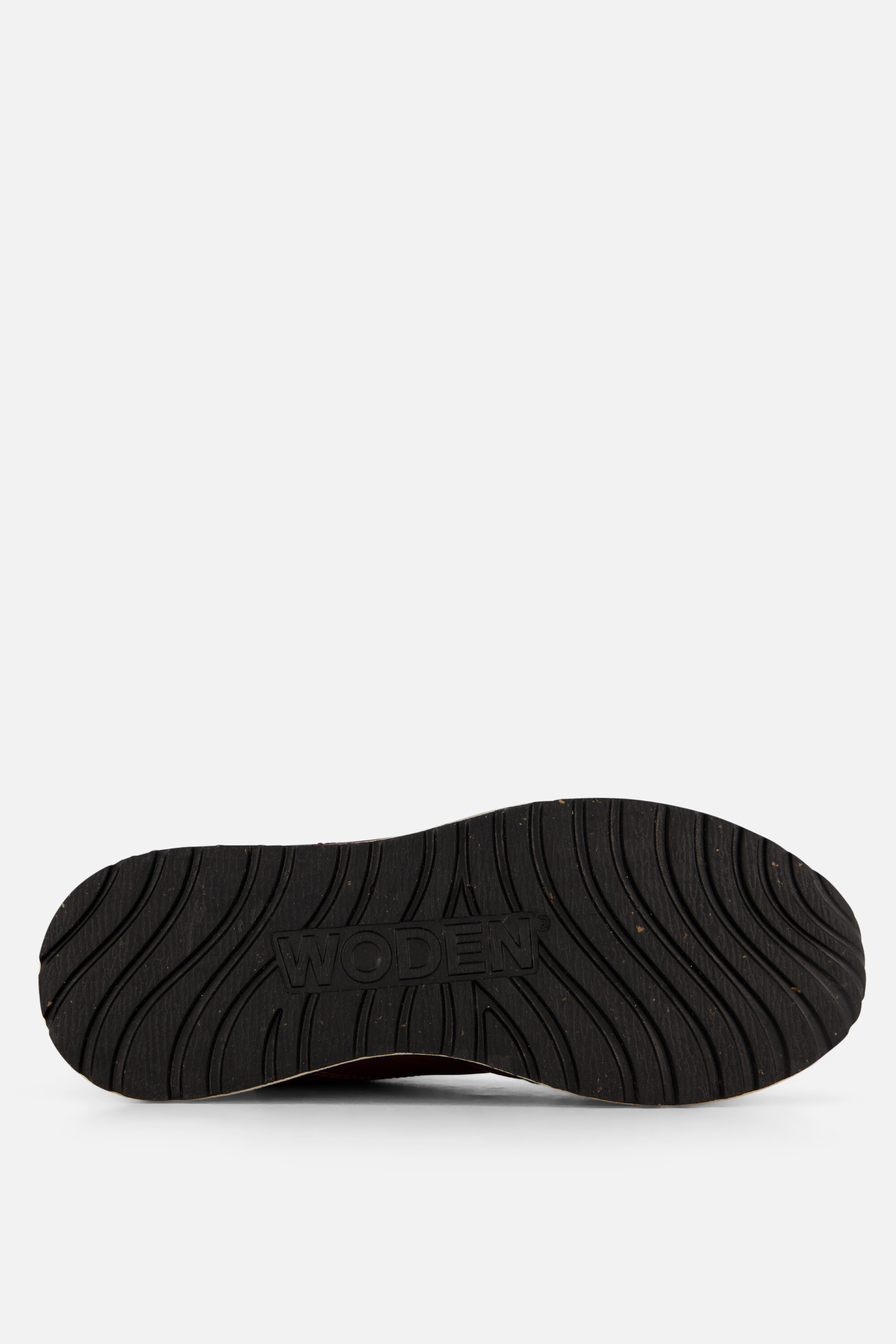 Woden Ronja Reflective Sneakers bruin Leer afbeelding 3