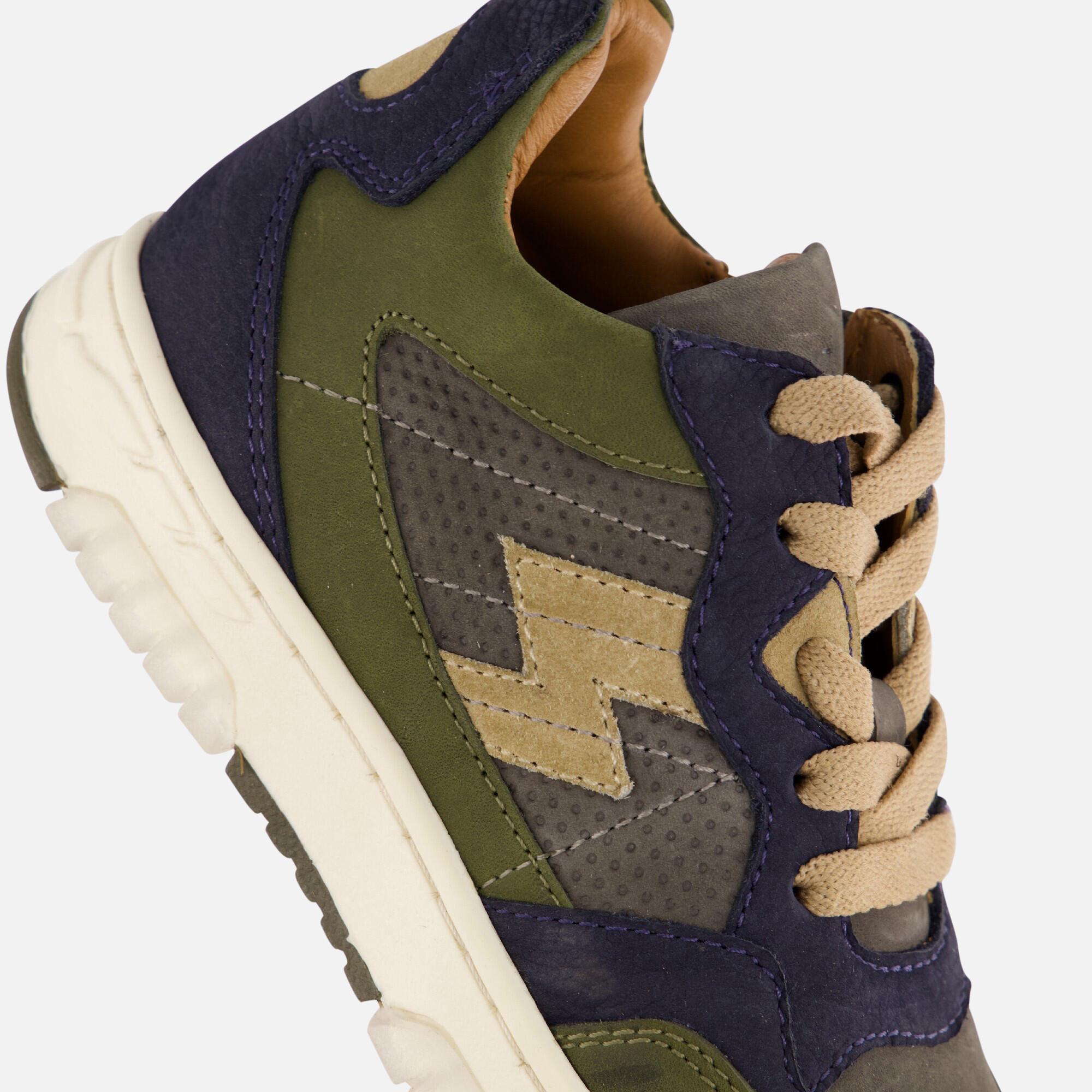 Muyters Sneakers groen Leer afbeelding 4