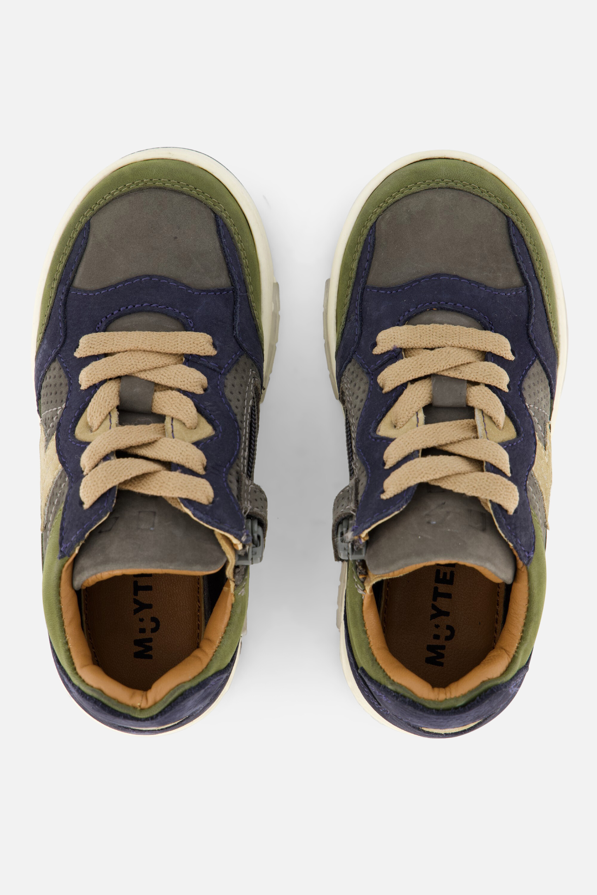 Muyters Sneakers groen Leer afbeelding 2