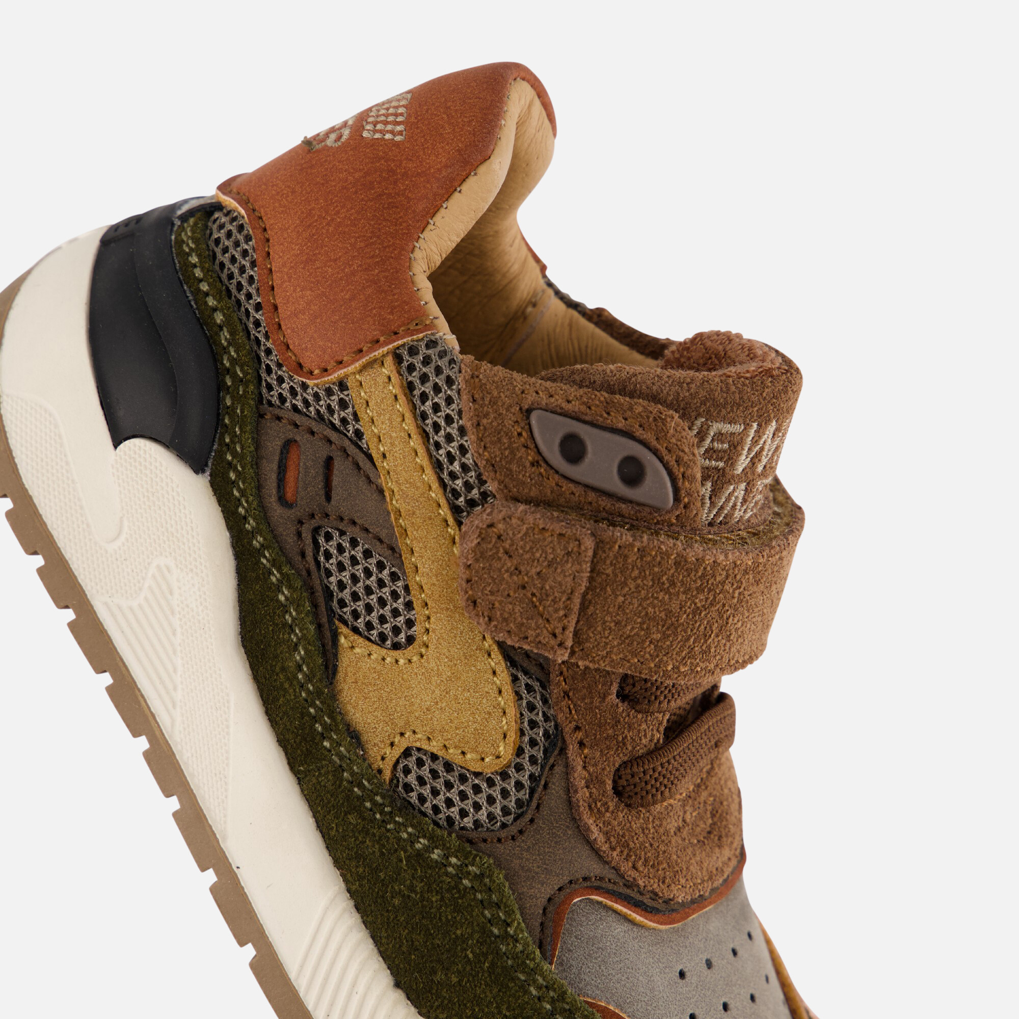 Shoesme Trainer Sneakers bruin Leer afbeelding 4