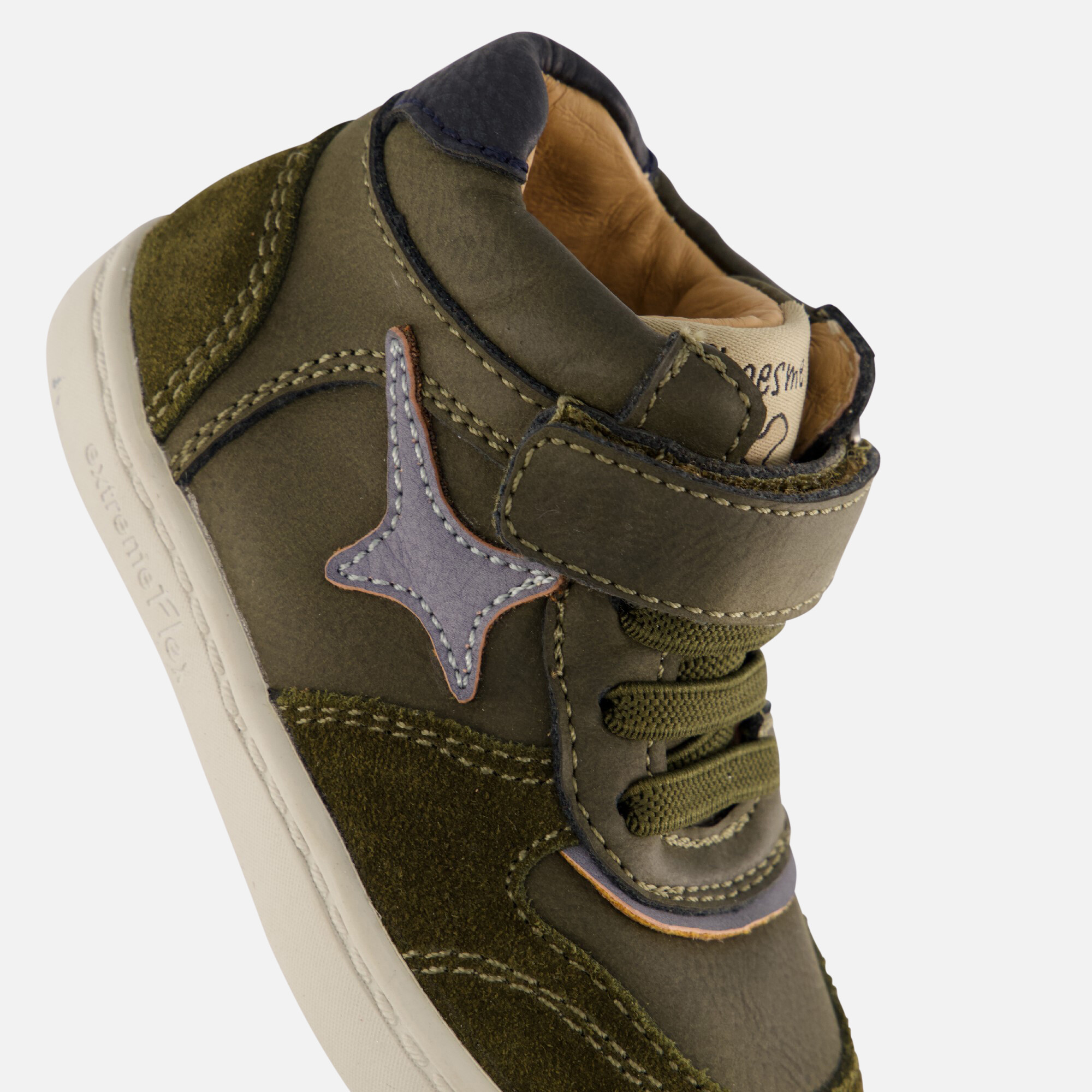 Shoesme extreme flex sneakers met velcro groen afbeelding 4