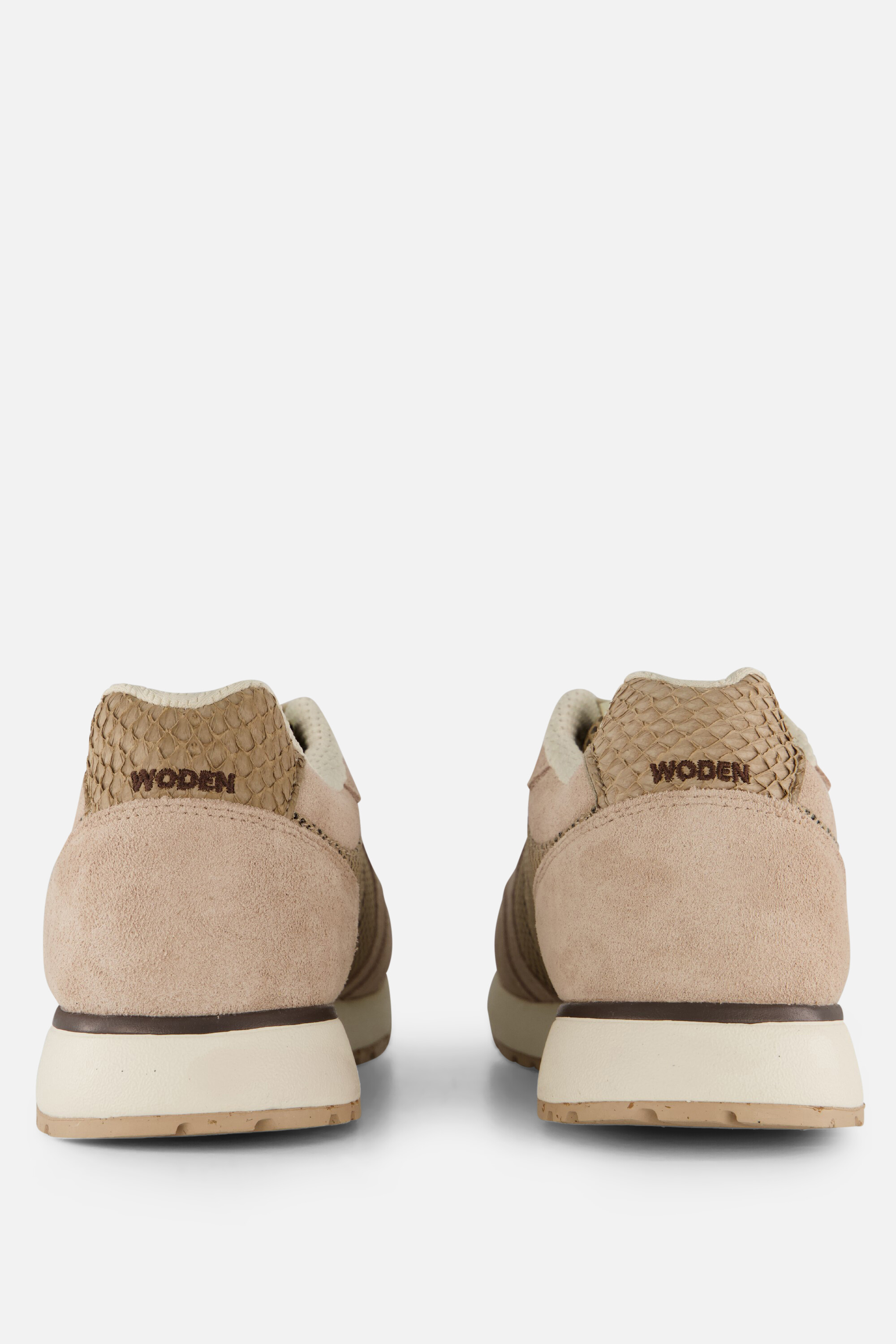 Woden Ronja Icon Sneakers beige Suede afbeelding 2