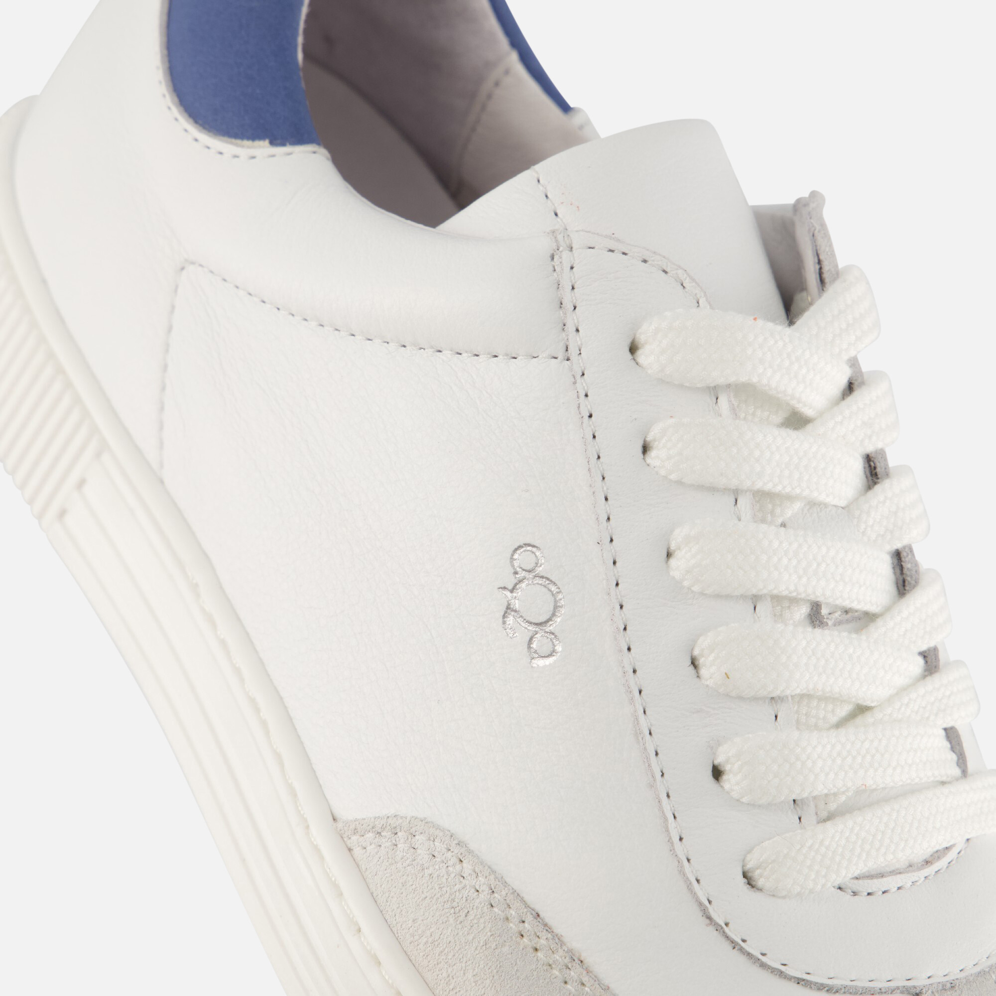 Aqa Sneakers wit Suede afbeelding 4