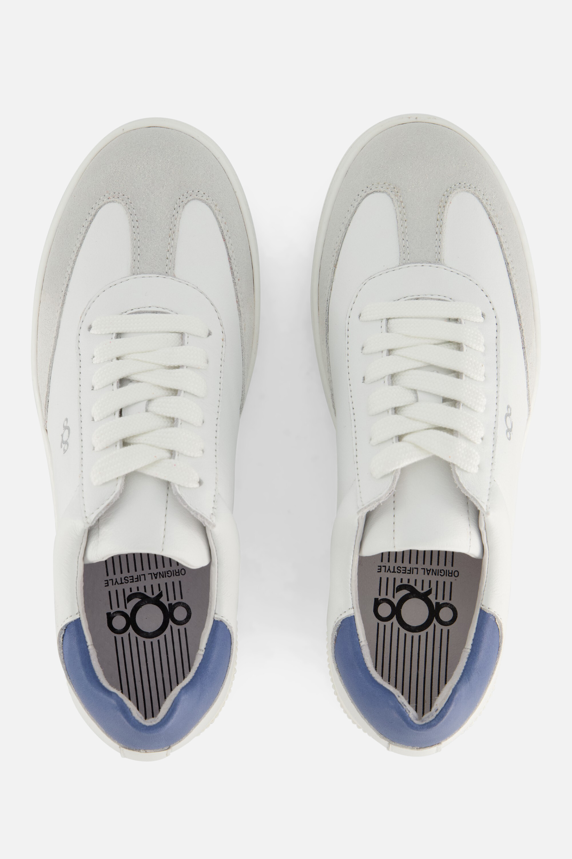 Aqa Sneakers wit Suede afbeelding 2