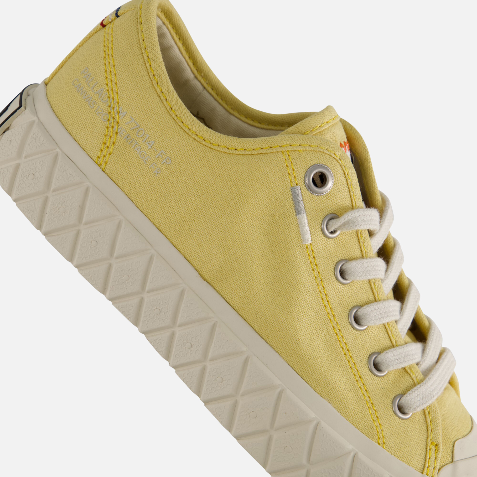 Palladium Palla Ace Low Sneakers geel Canvas afbeelding 4