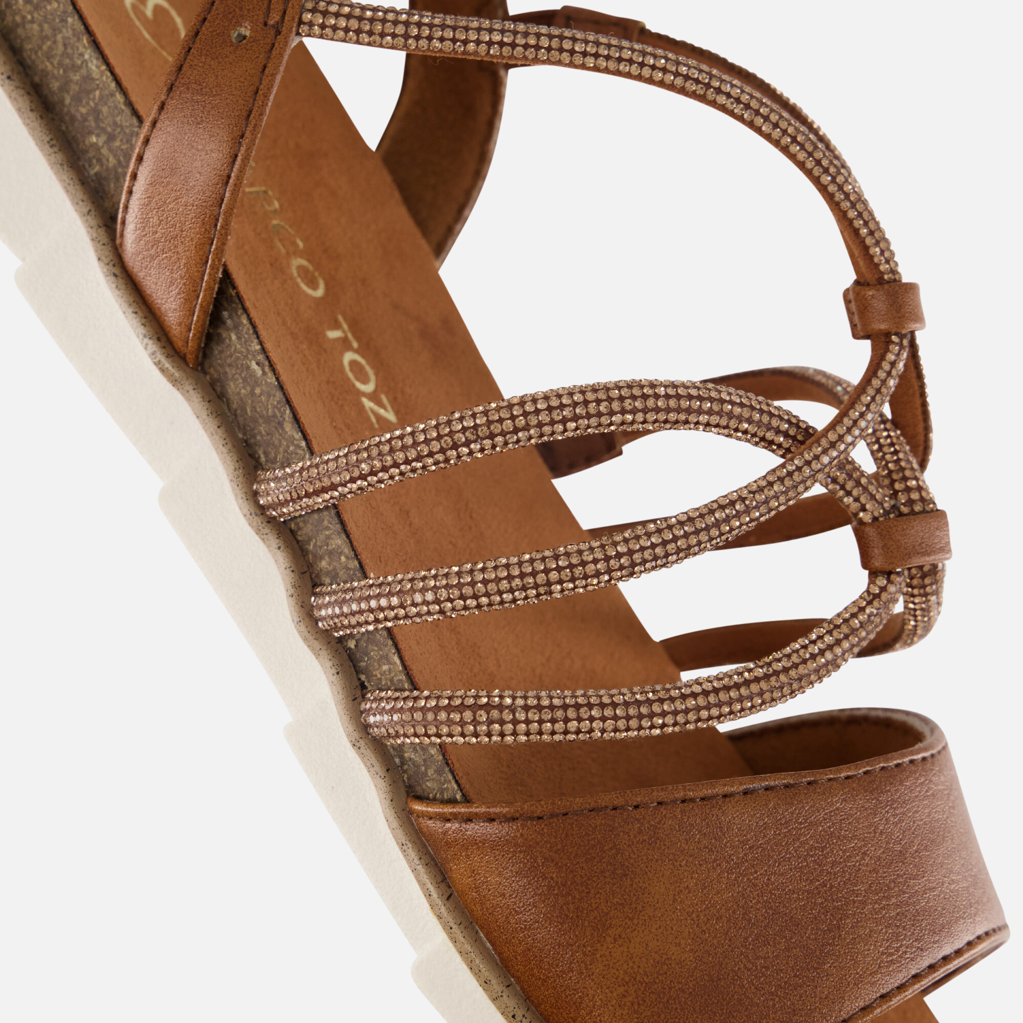 Marco Tozzi Sandalen cognac Synthetisch afbeelding 3