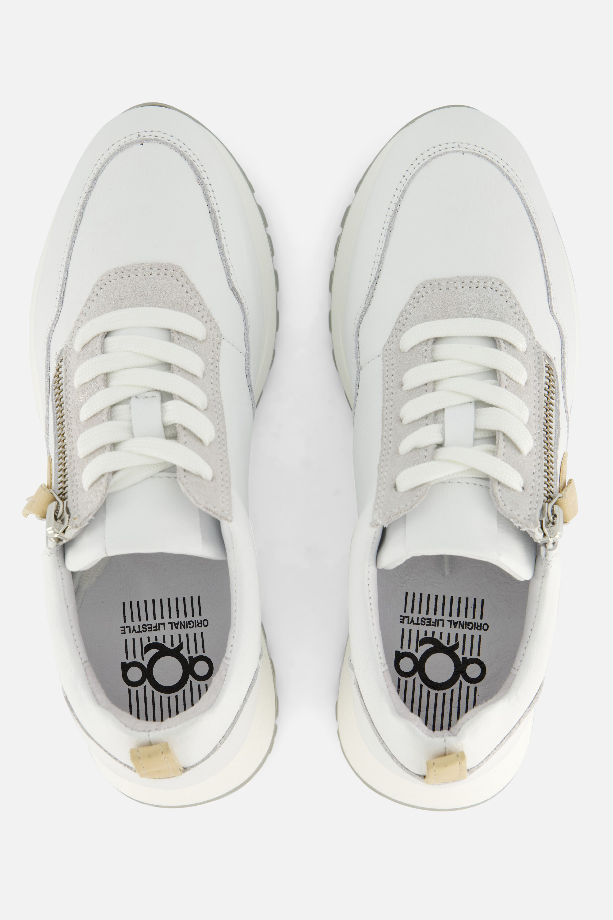 Aqa Sneakers wit Leer afbeelding 2