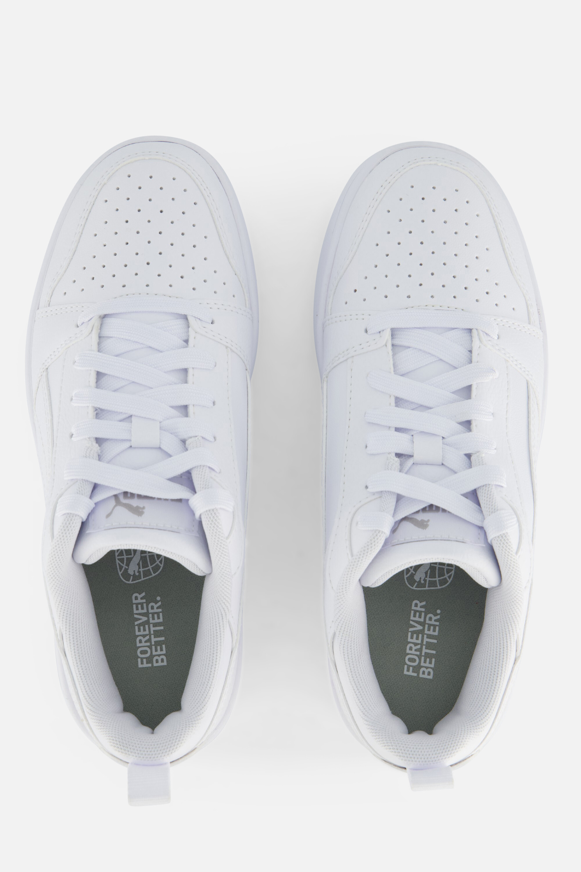 Puma Rebound Low Sneakers wit Synthetisch afbeelding 2