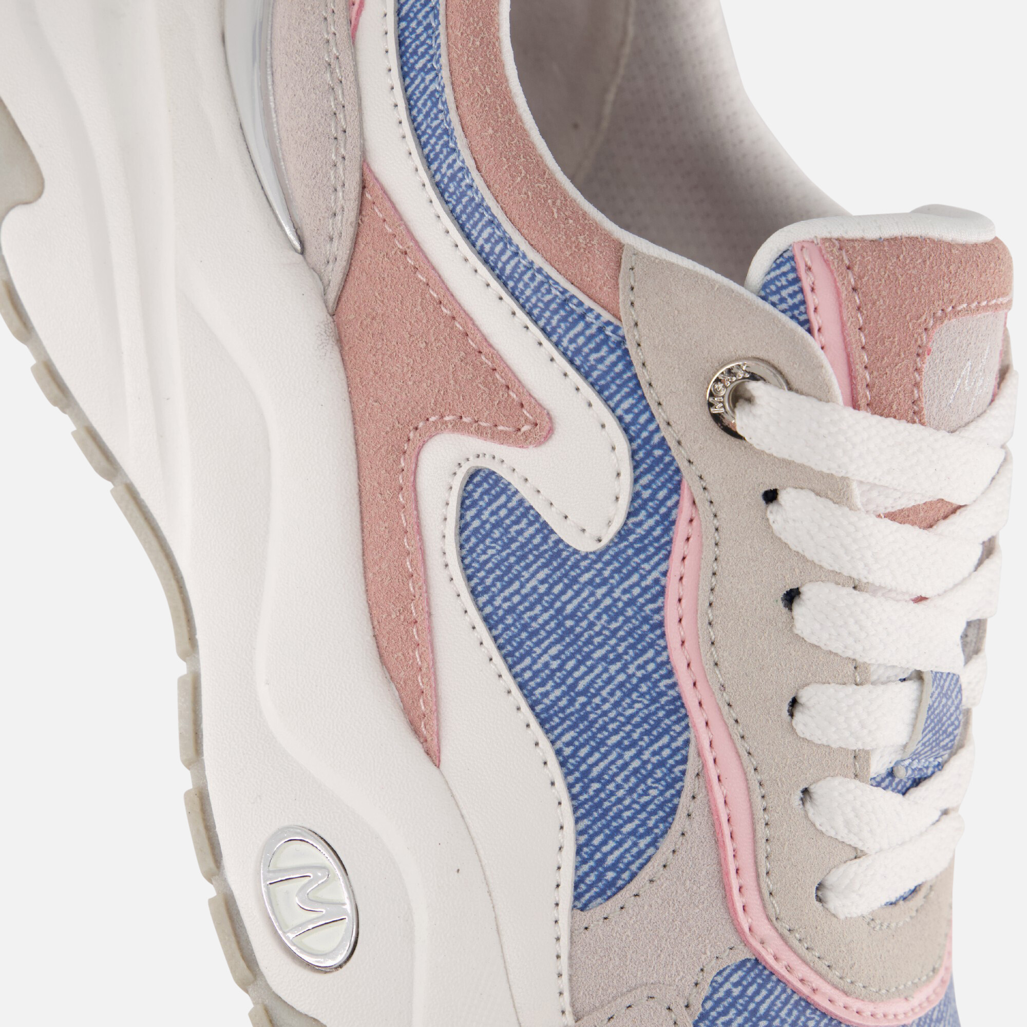 Mexx Palma Pam Sneakers beige Leer afbeelding 4