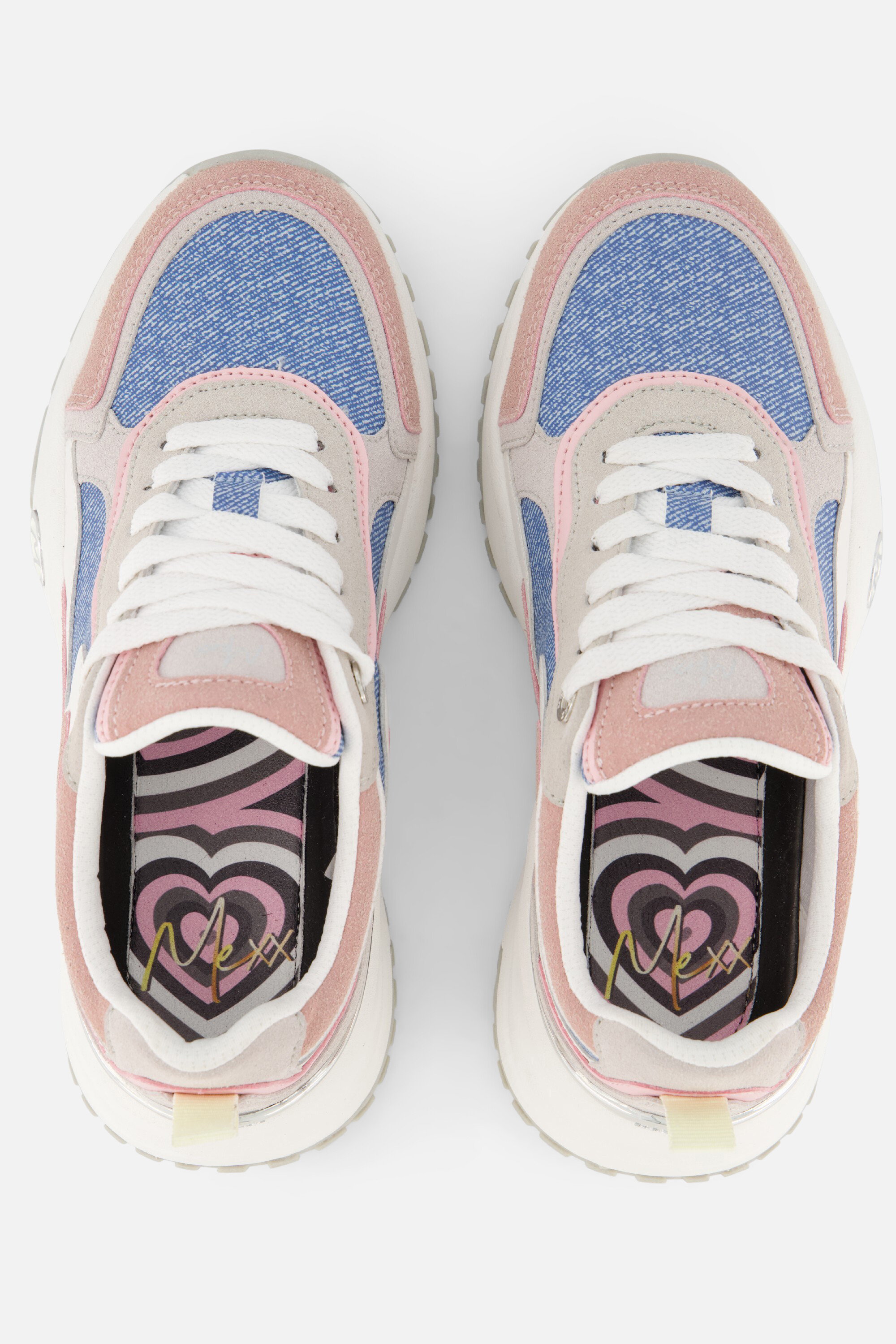 Mexx Palma Pam Sneakers beige Leer afbeelding 2