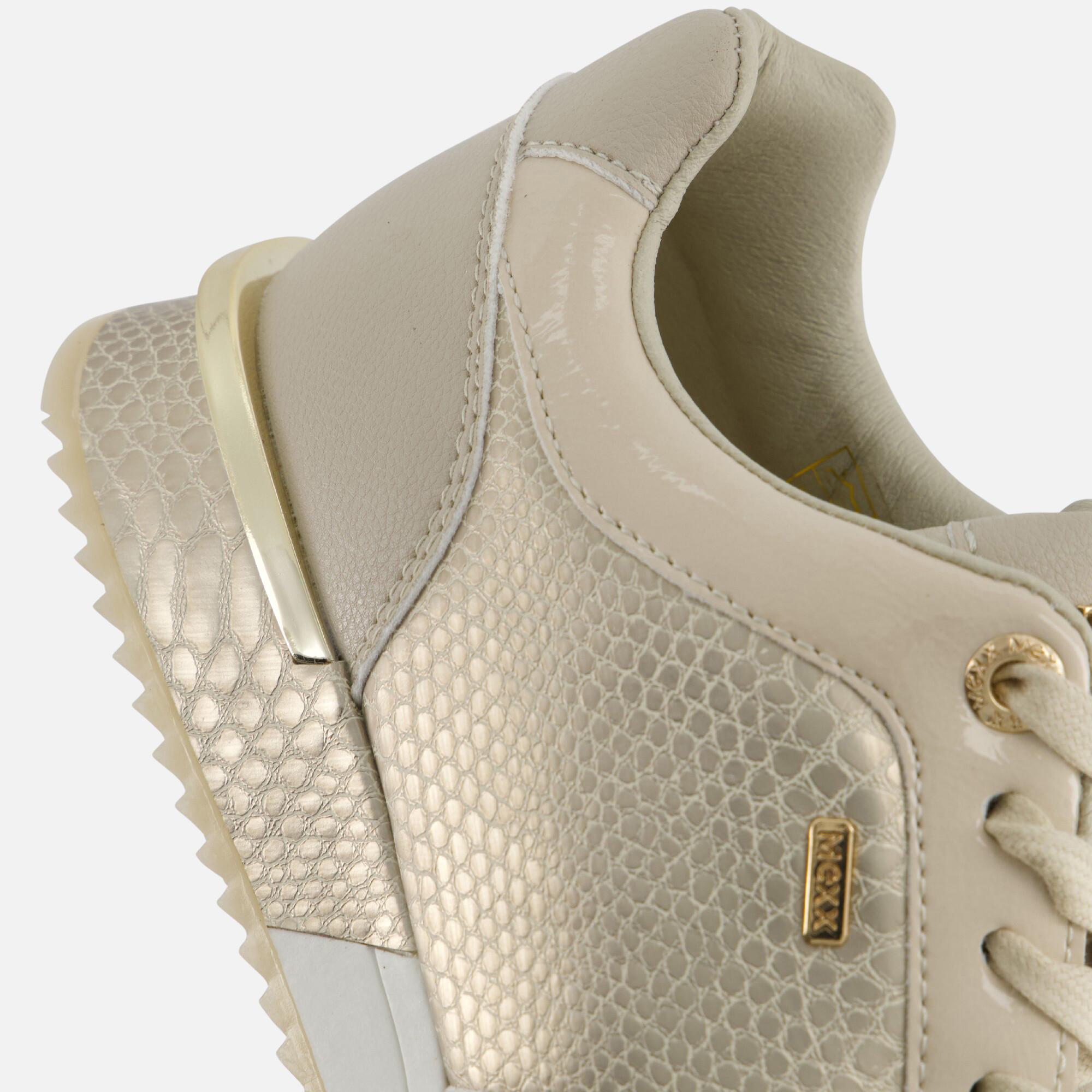 Mexx Fleur Sneakers beige Pu afbeelding 4
