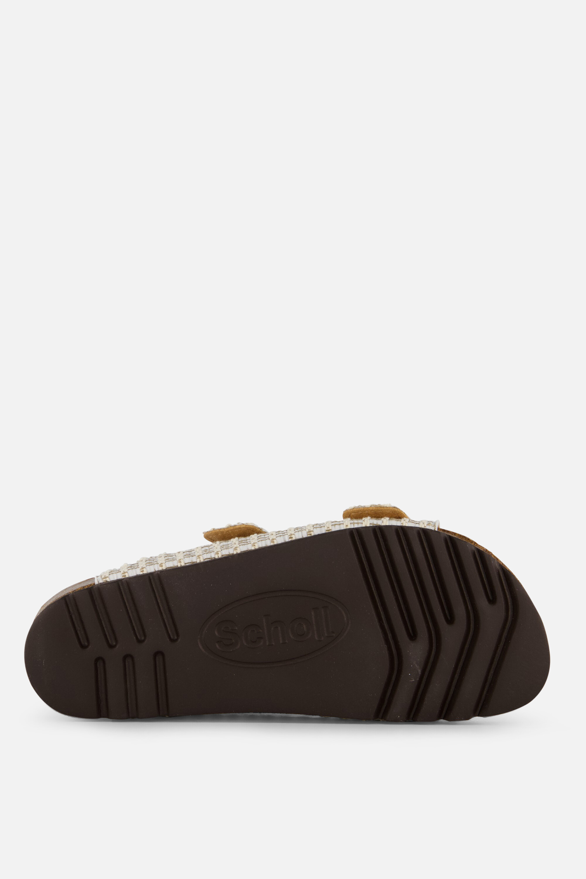 Scholl Noelle Raffia Slippers wit Synthetisch afbeelding 4