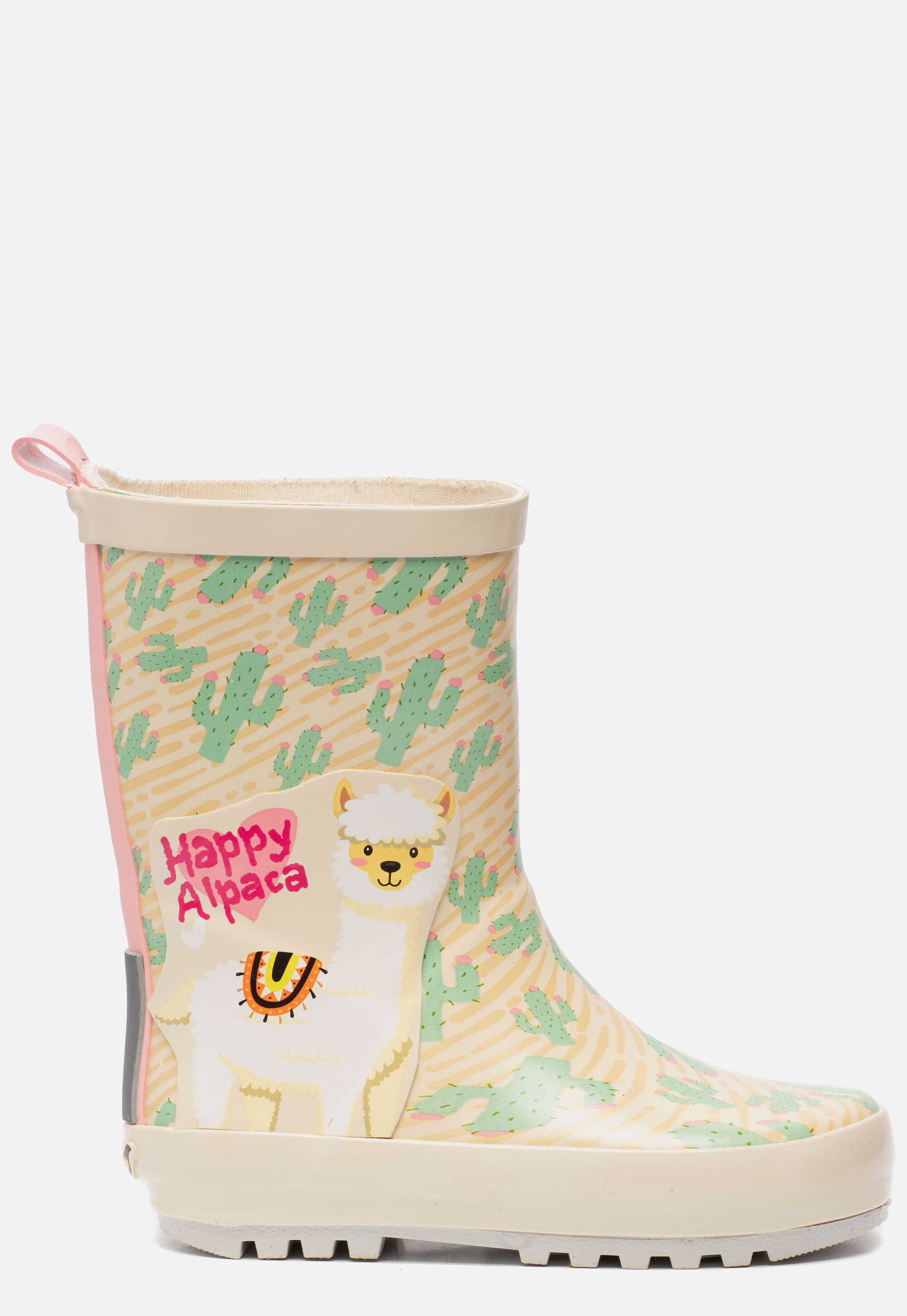 Go Bananas Alpaca regenlaarzen roze Rubber afbeelding 2