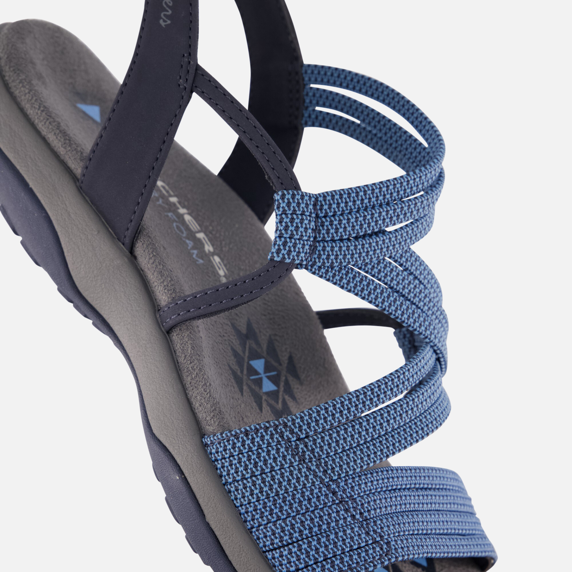 Skechers Reggae Slim Sandalen blauw afbeelding 3