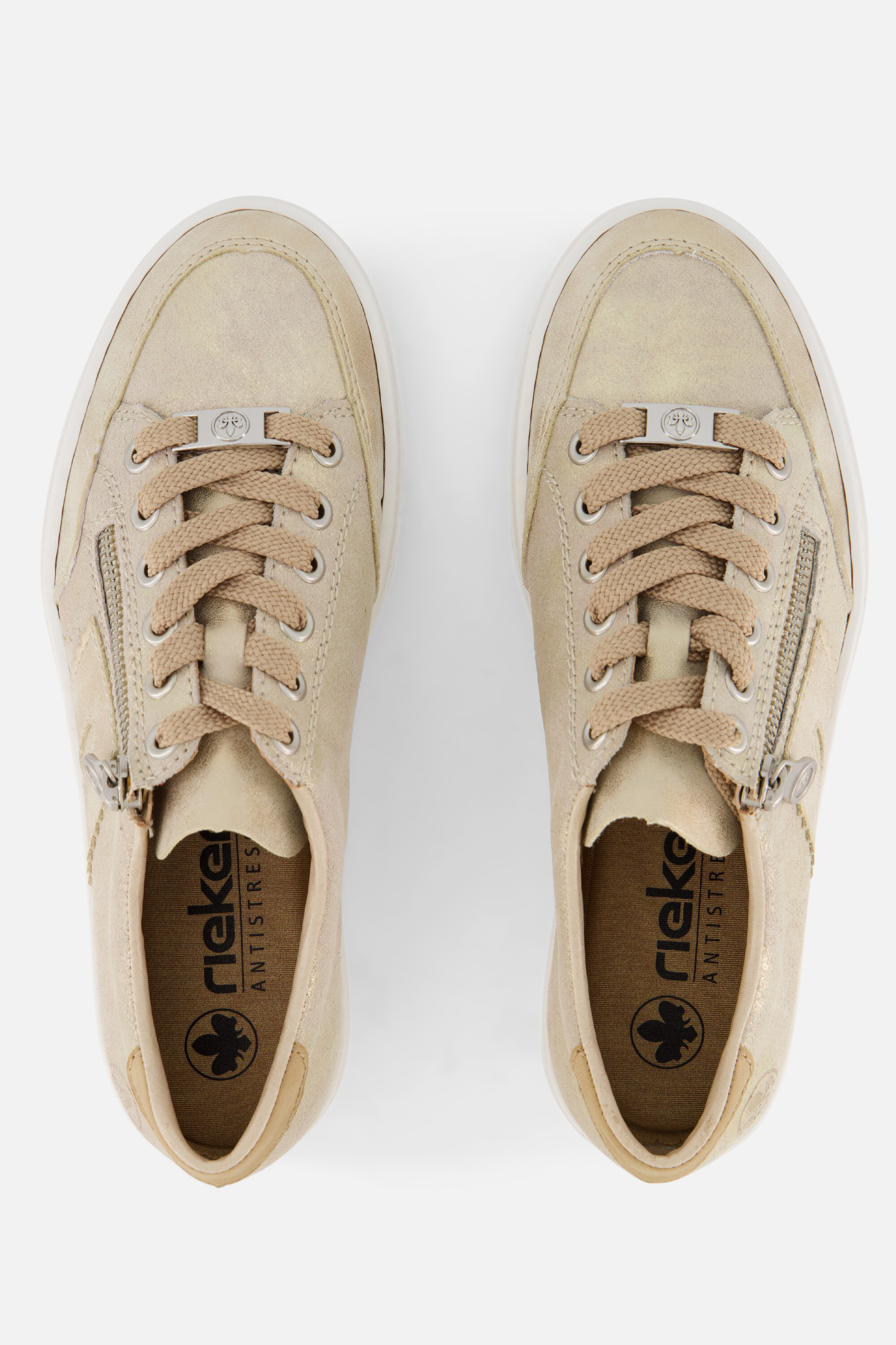 Rieker Sneakers beige Synthetisch afbeelding 3
