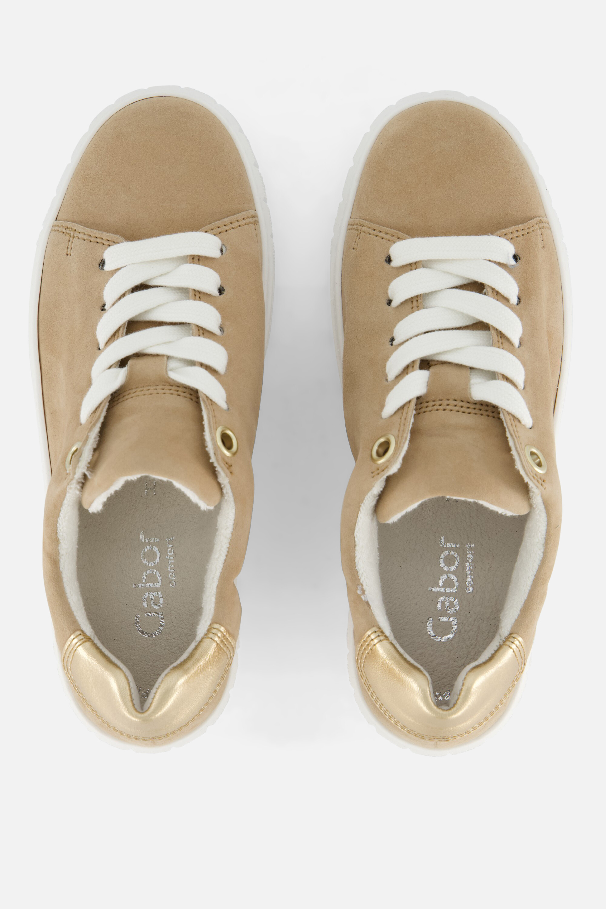 Gabor Sneakers taupe Suede afbeelding 2