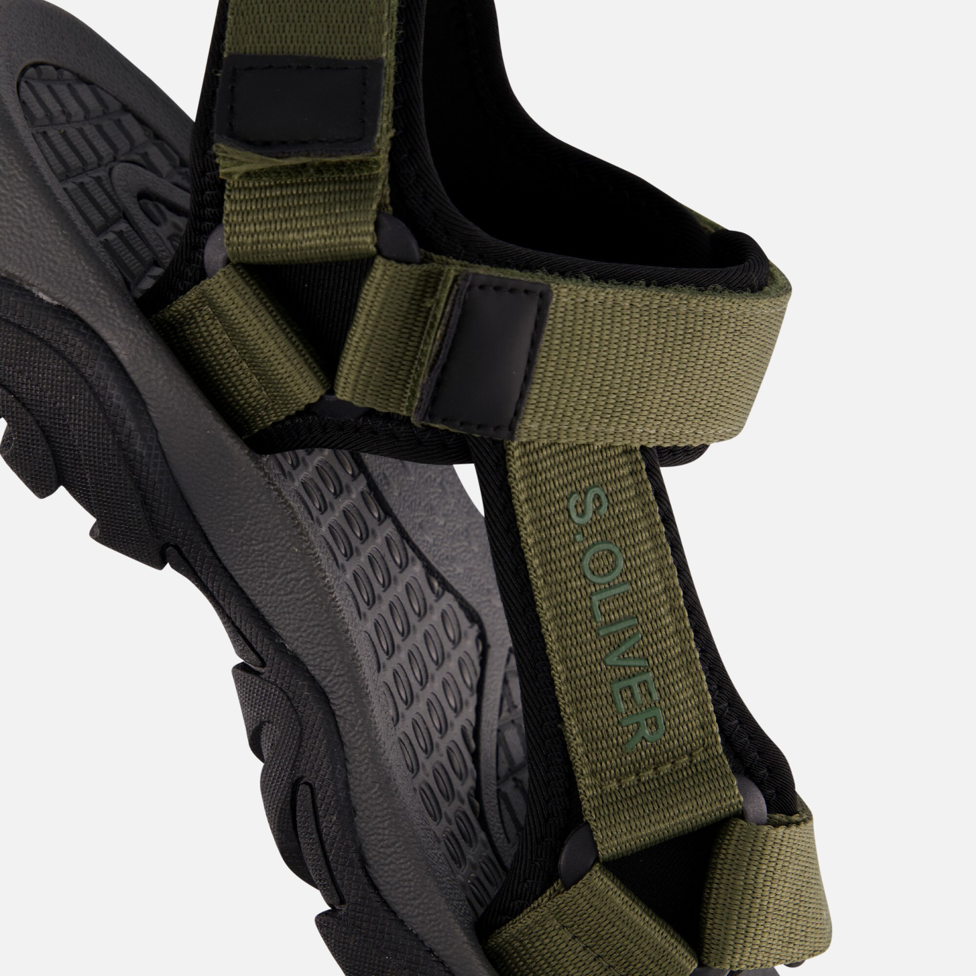 S.Oliver Sandalen groen Textiel afbeelding 3