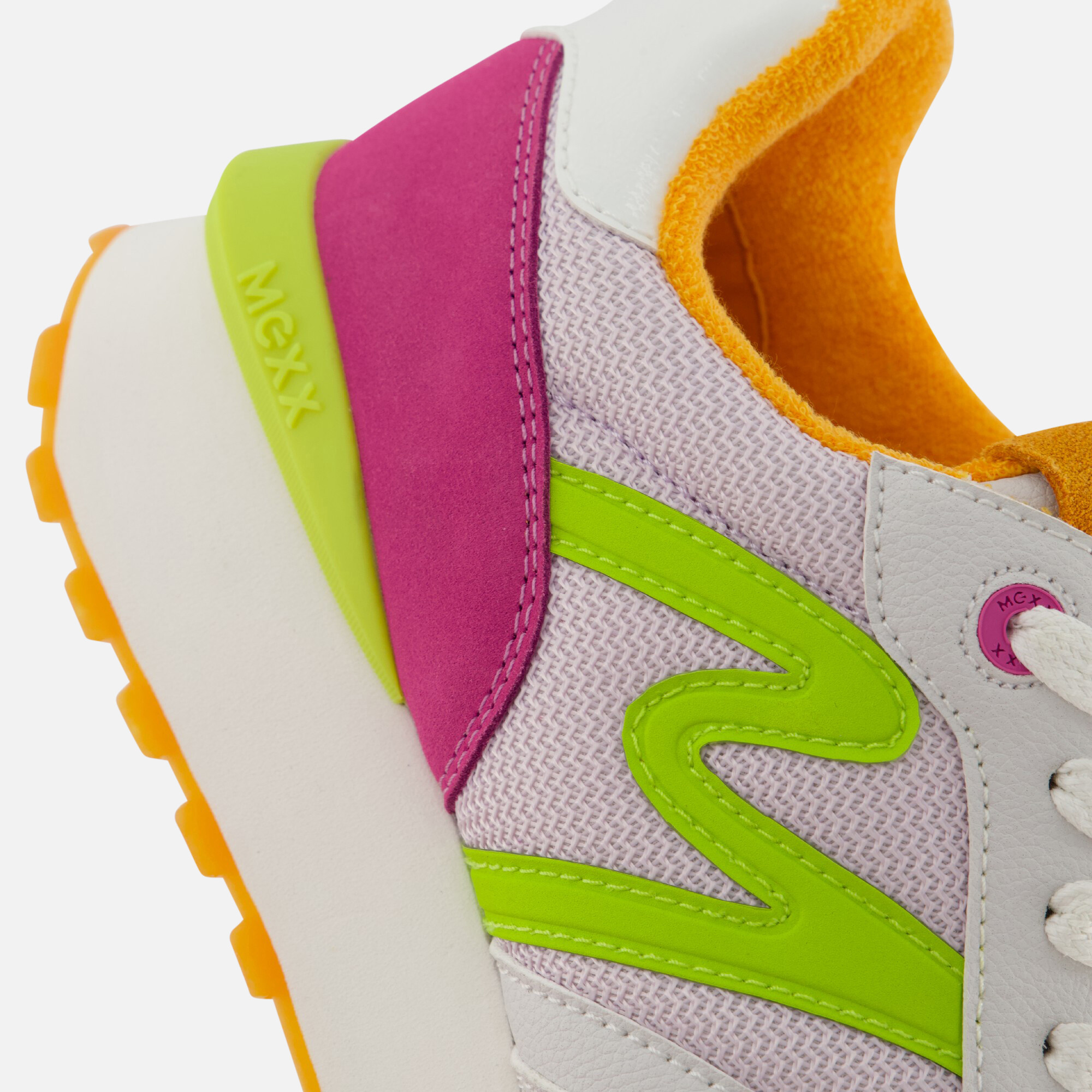 Mexx Juju Sneakers roze Textiel afbeelding 4