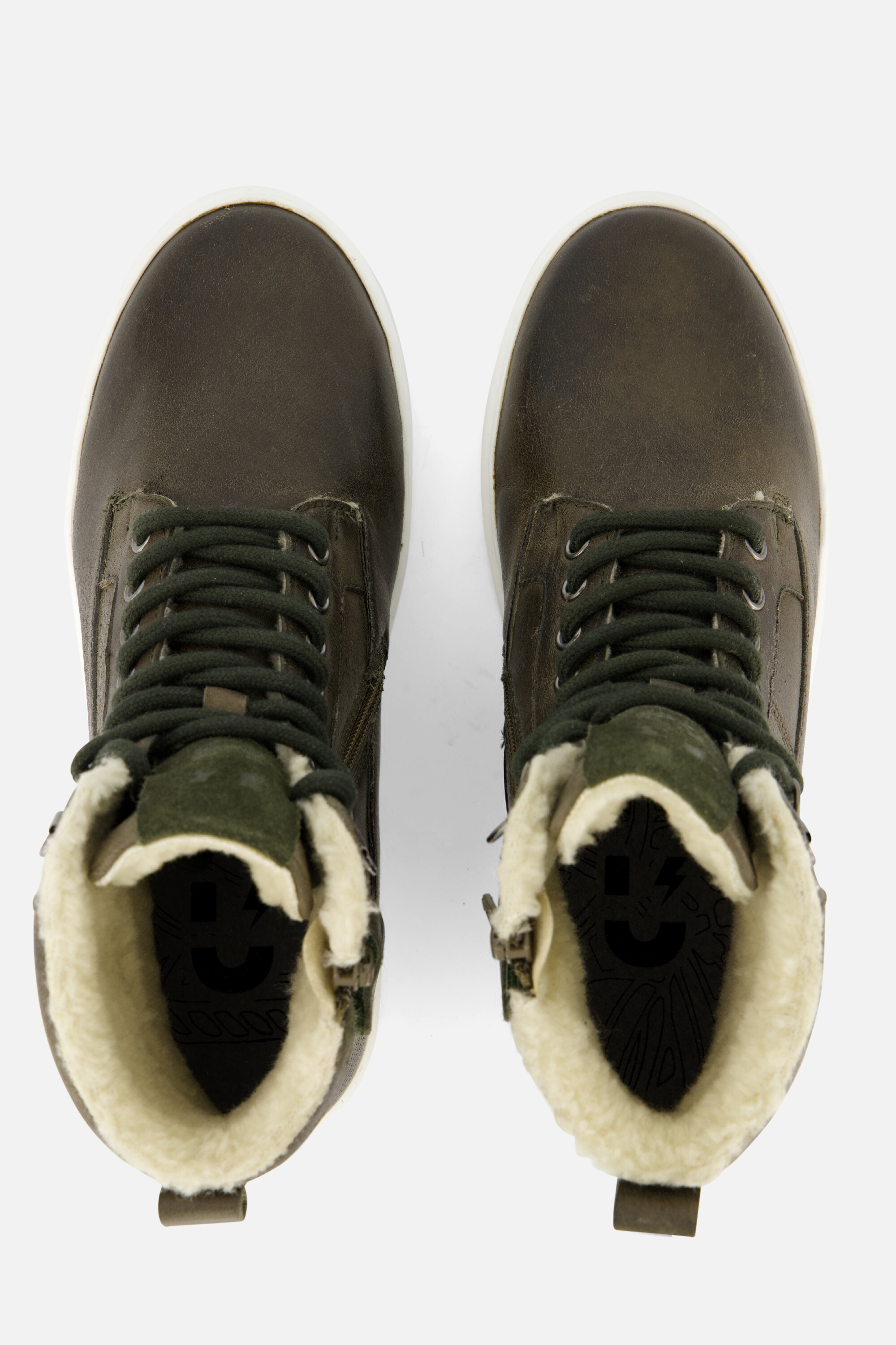 Muyters Veterboots groen Leer afbeelding 2
