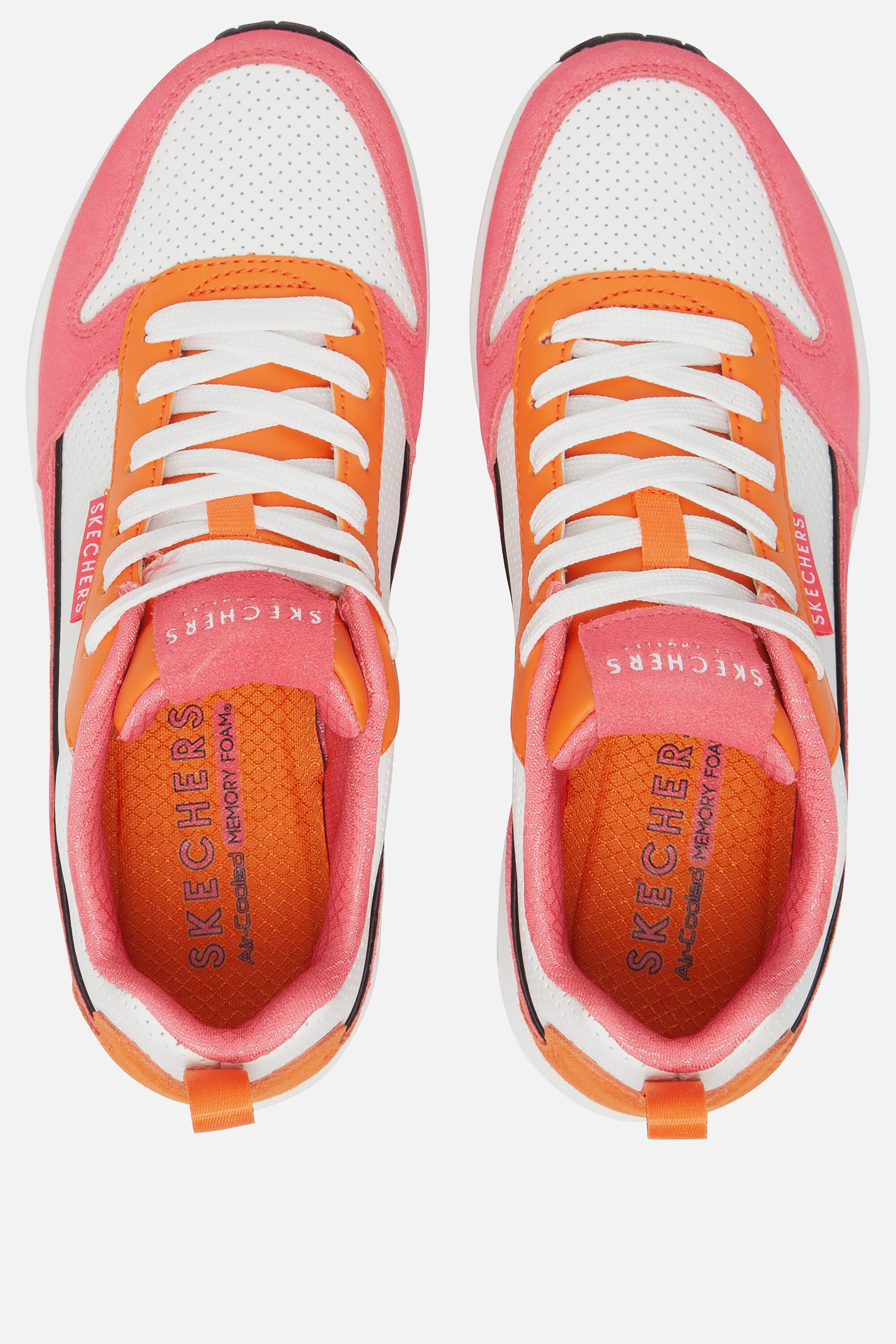 Skechers Uno 2 Much Fun Sneakers roze Suede afbeelding 3