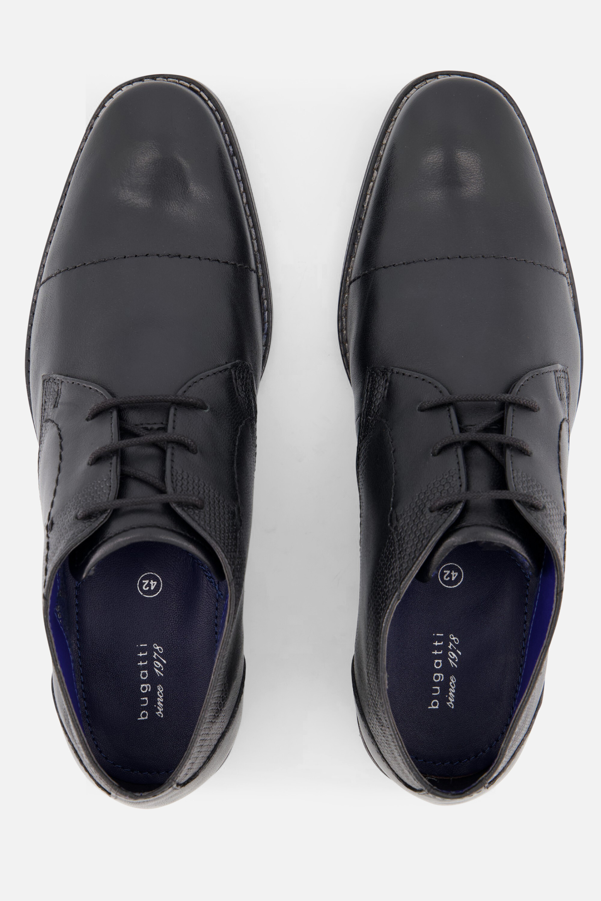 Bugatti Veterschoenen zwart Leer afbeelding 3