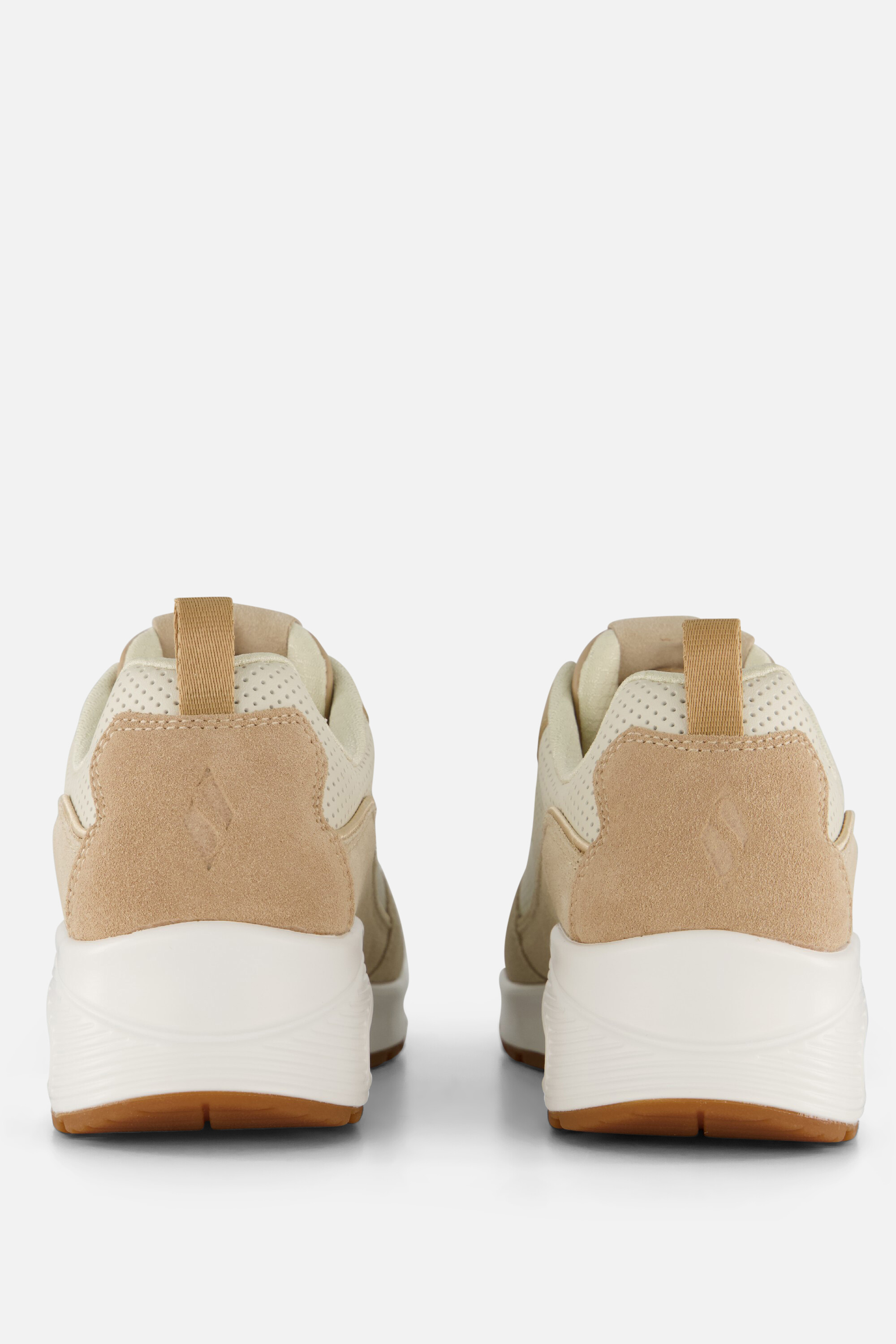 Skechers Uno 2 Much Fun Sneakers beige Suede afbeelding 2