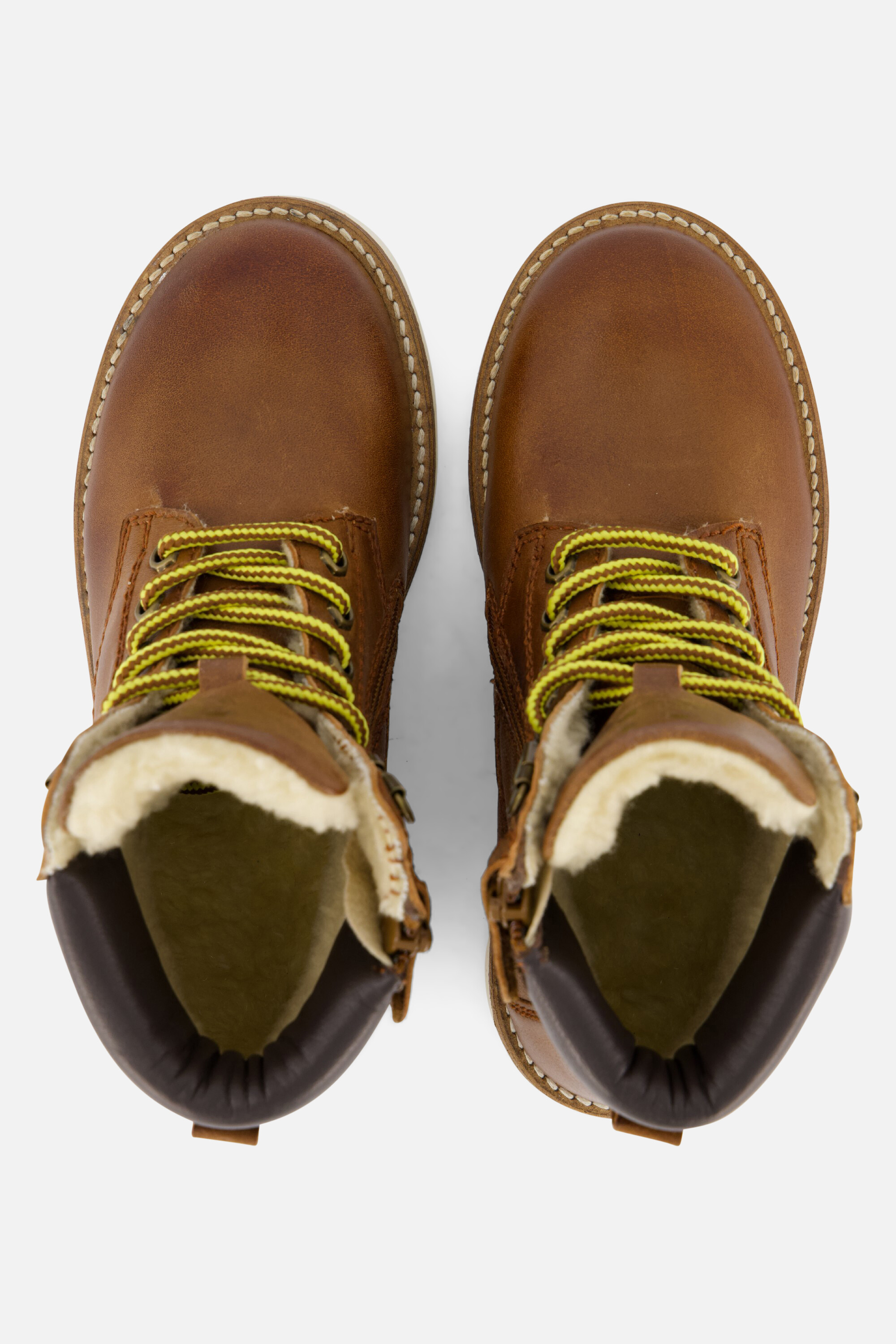 Muyters Mid Veterboots bruin Leer afbeelding 2